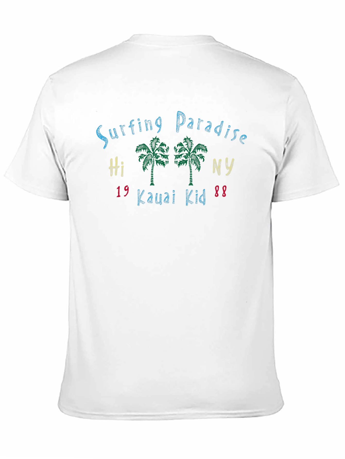 Surfing Paradise Tee - Kauai Kid - Tropical Vibes