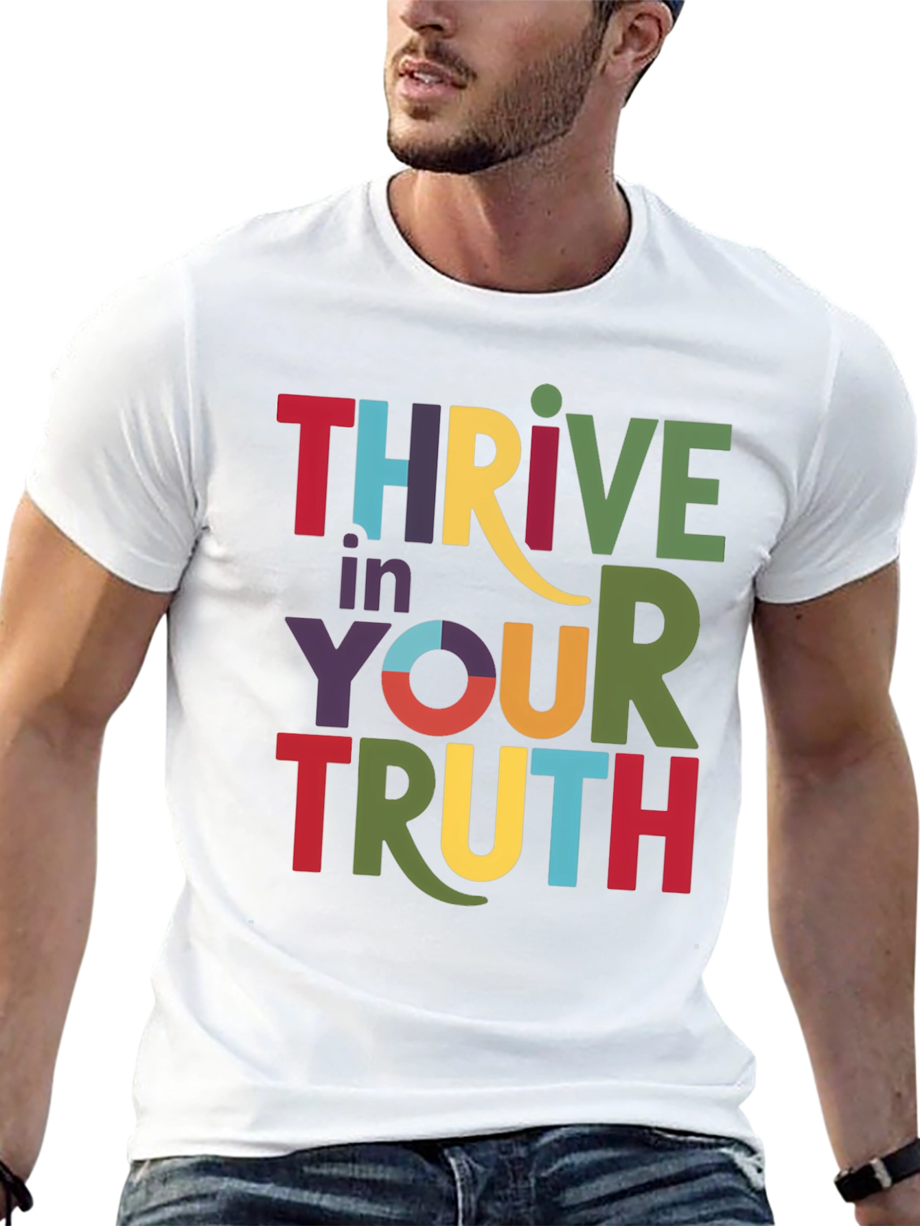 Thrive in Your Truth Graphic Tee - Black