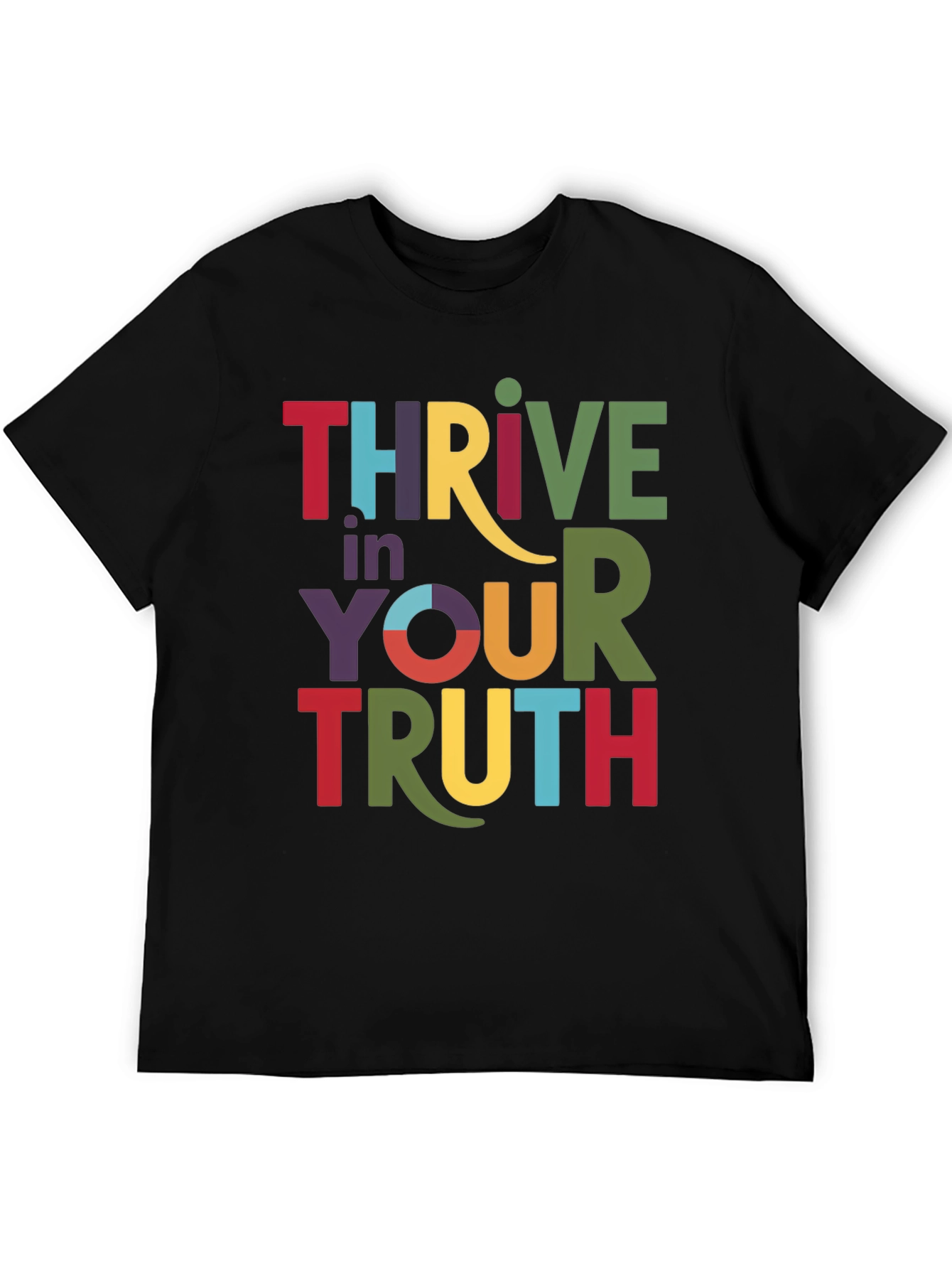 Thrive in Your Truth Graphic Tee - Black