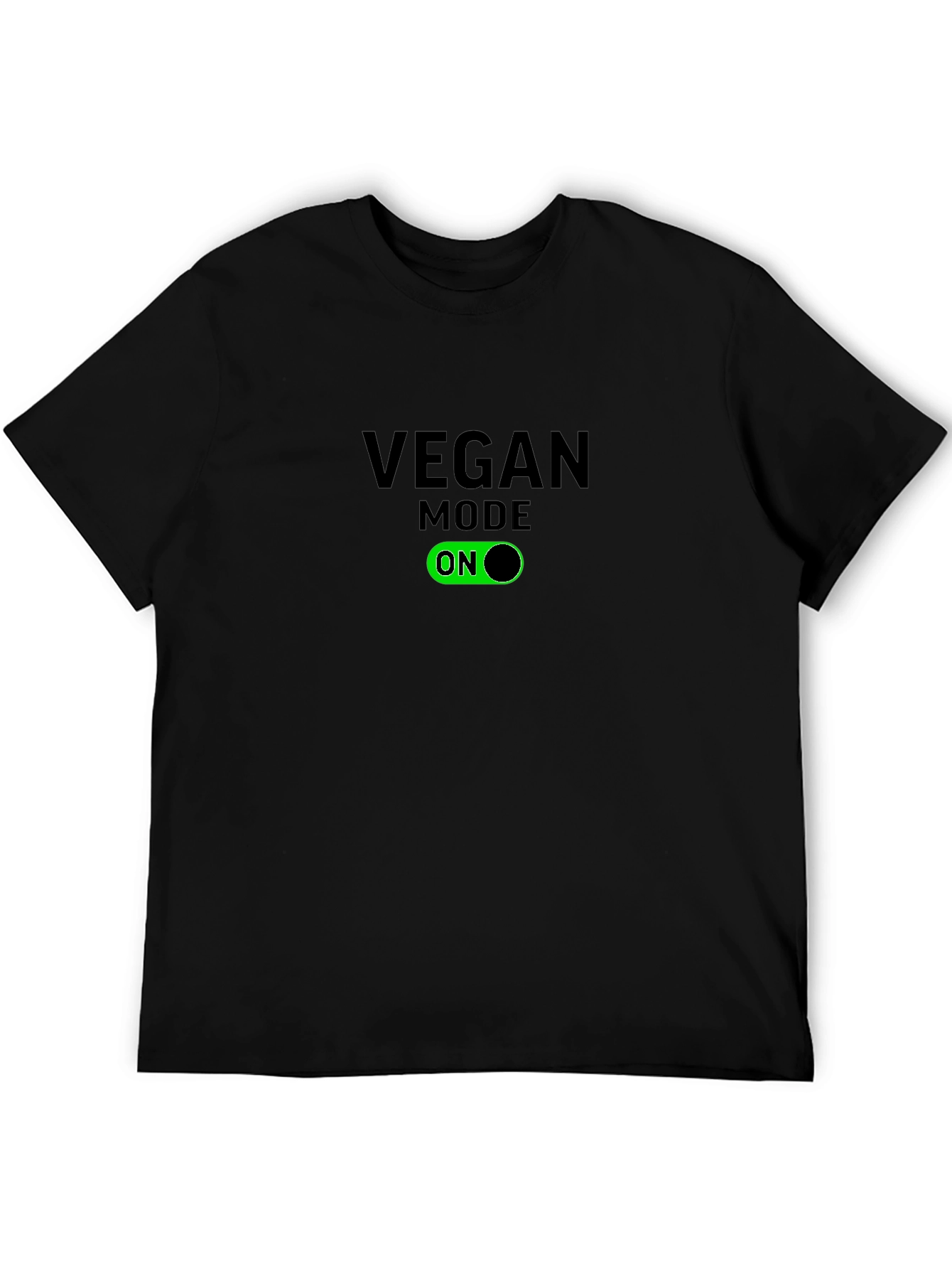 Vegan Mode ON Black T-Shirt