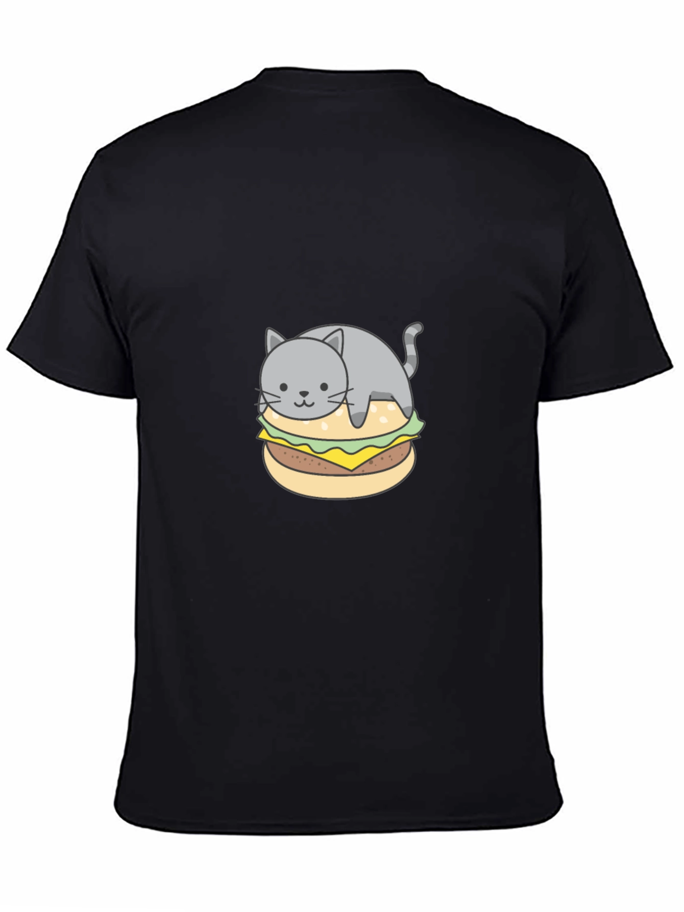 Cat Burger Graphic Tee - Unique & Comfy