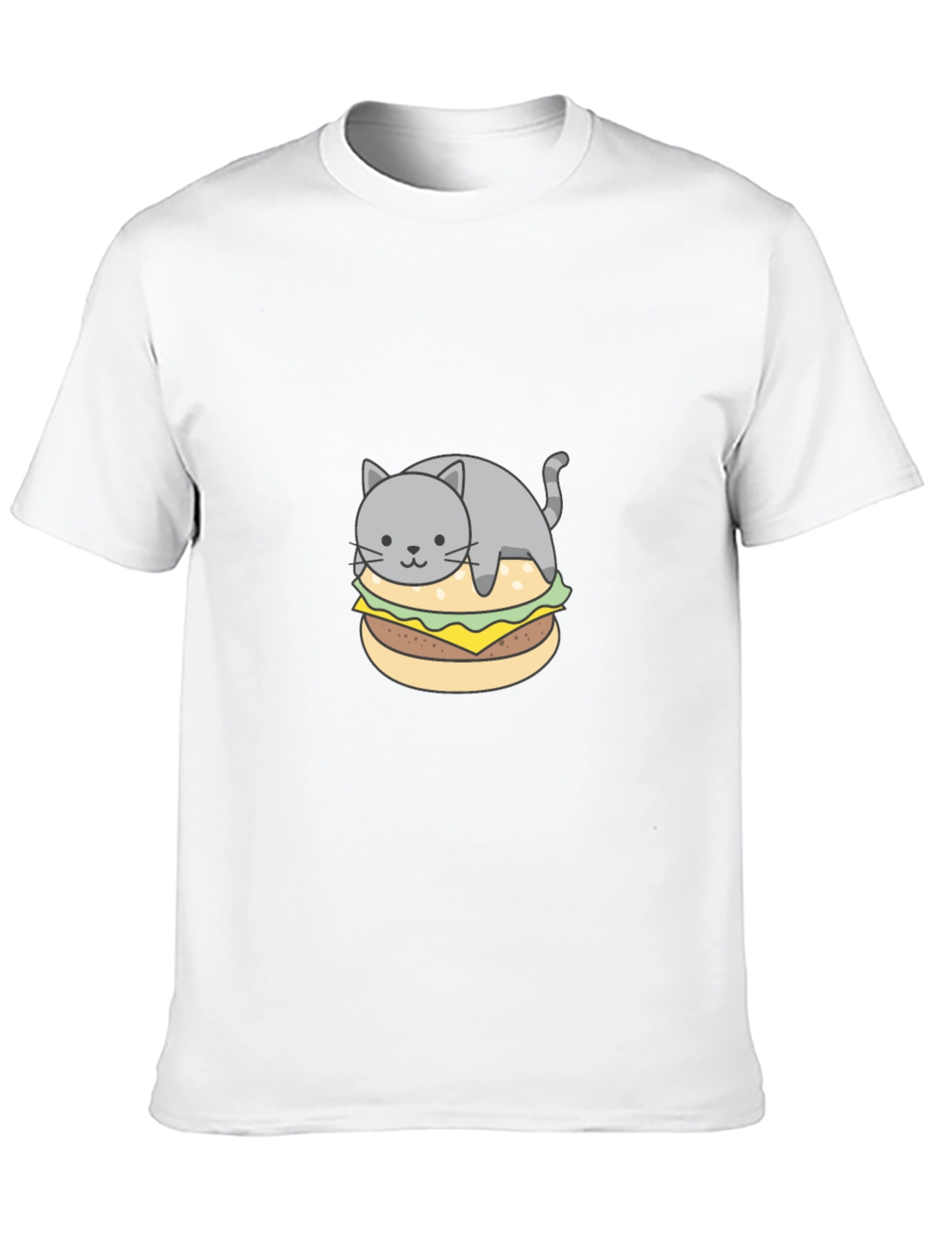 Cat Burger Graphic Tee - Unique & Comfy