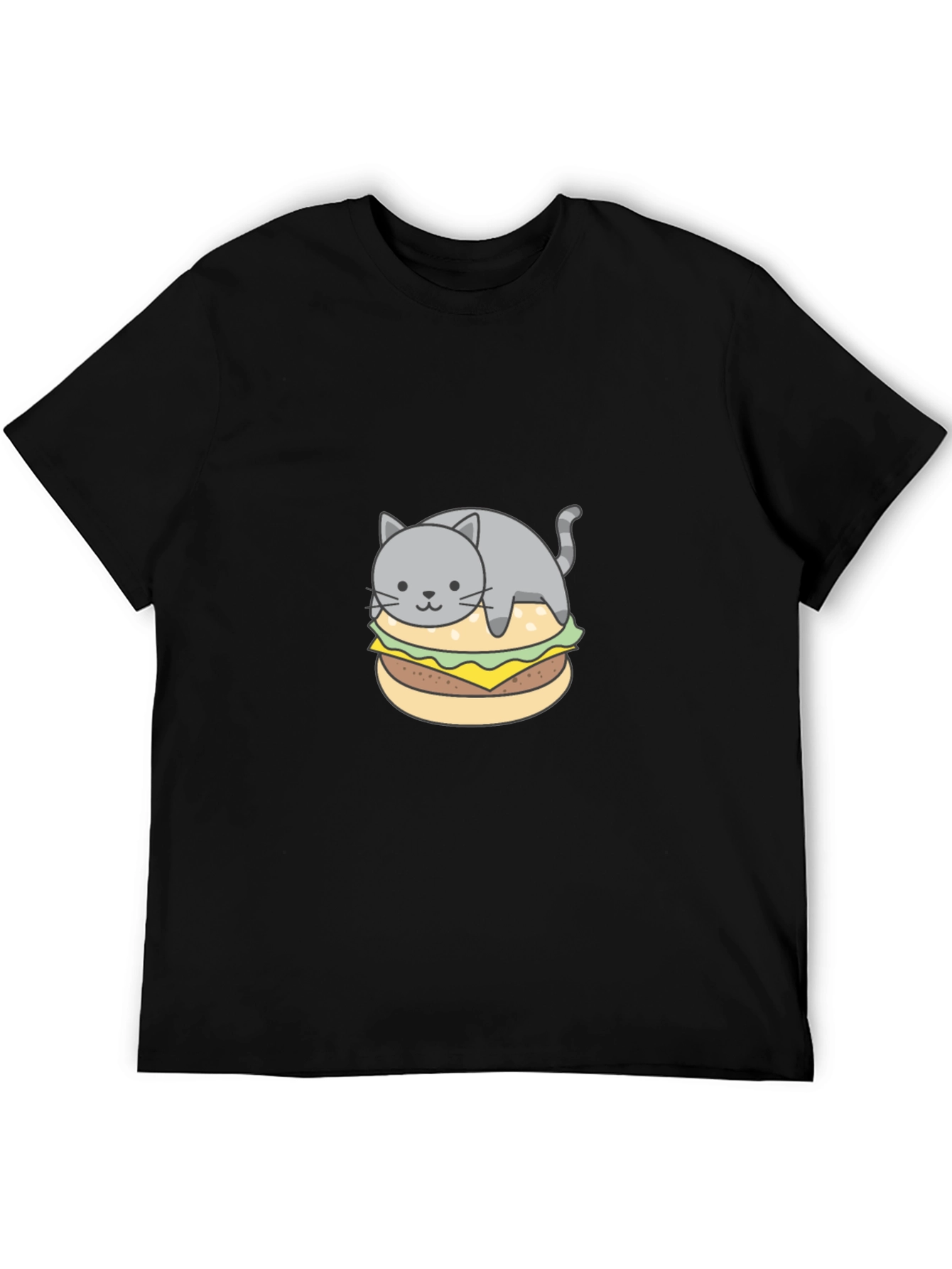 Cat Burger Graphic Tee - Unique & Comfy