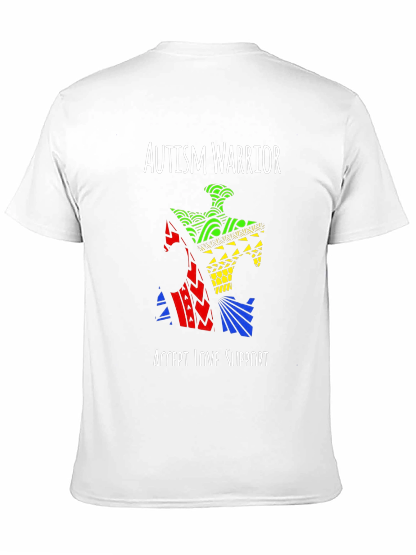 Autism Warrior Puzzle Piece T-Shirt