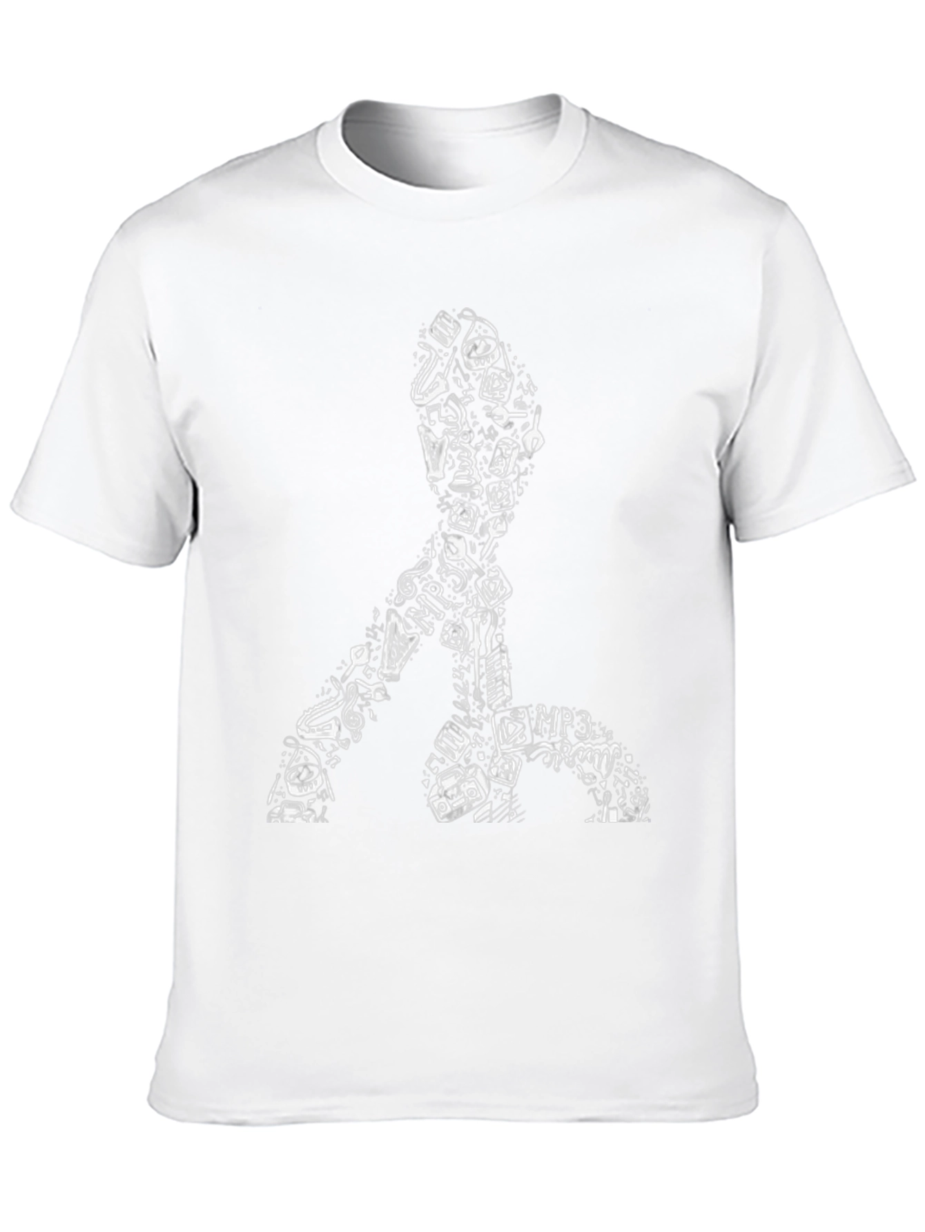 Music Lover Graphic Tee - Black