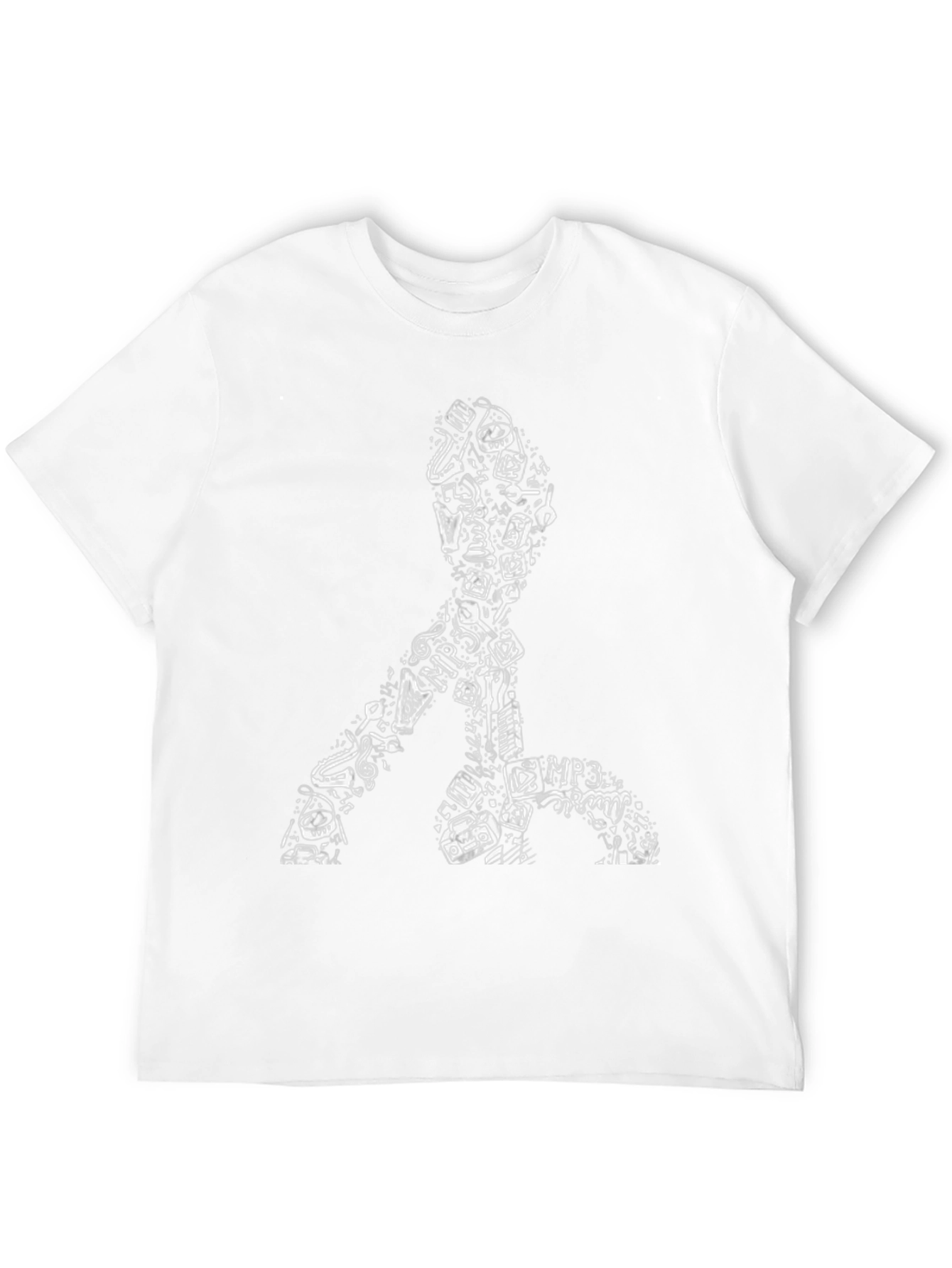 Music Lover Graphic Tee - Black