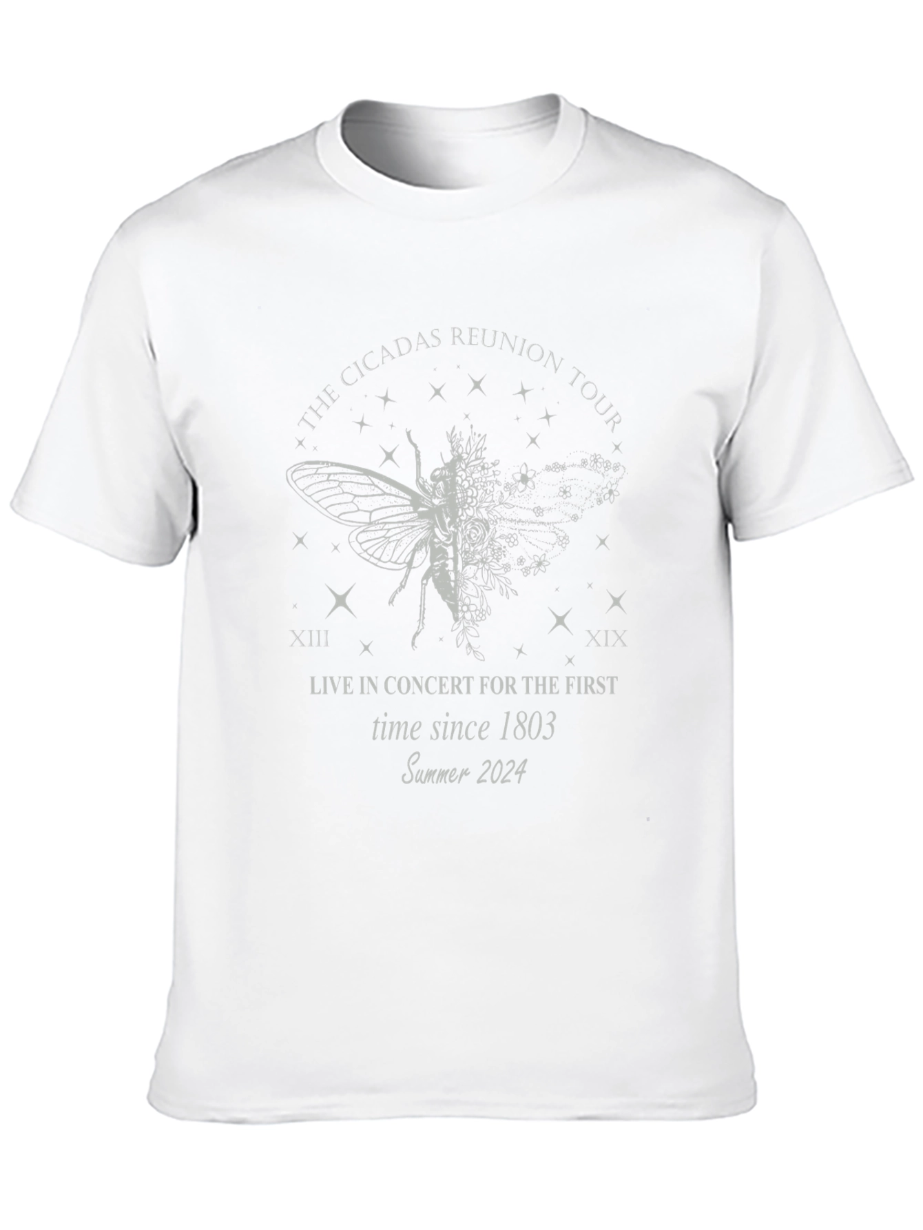 Cicadas Reunion Tour 2024 Black T-Shirt