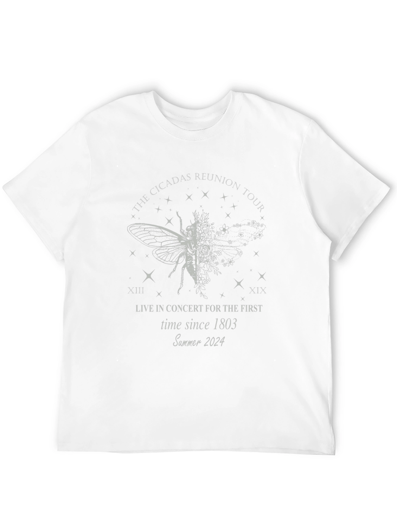 Cicadas Reunion Tour 2024 Black T-Shirt