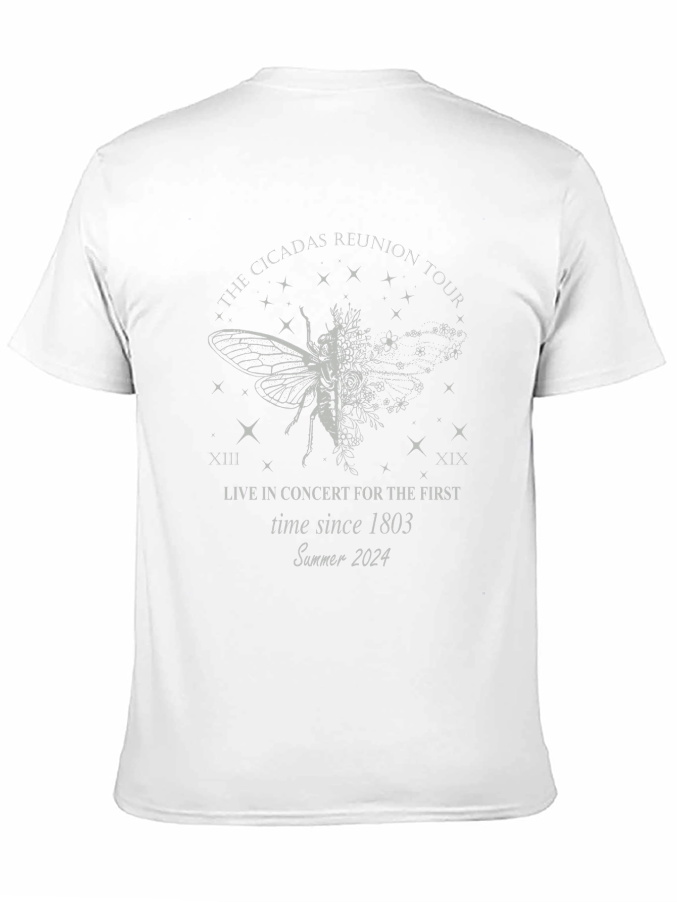 Cicadas Reunion Tour 2024 Black T-Shirt