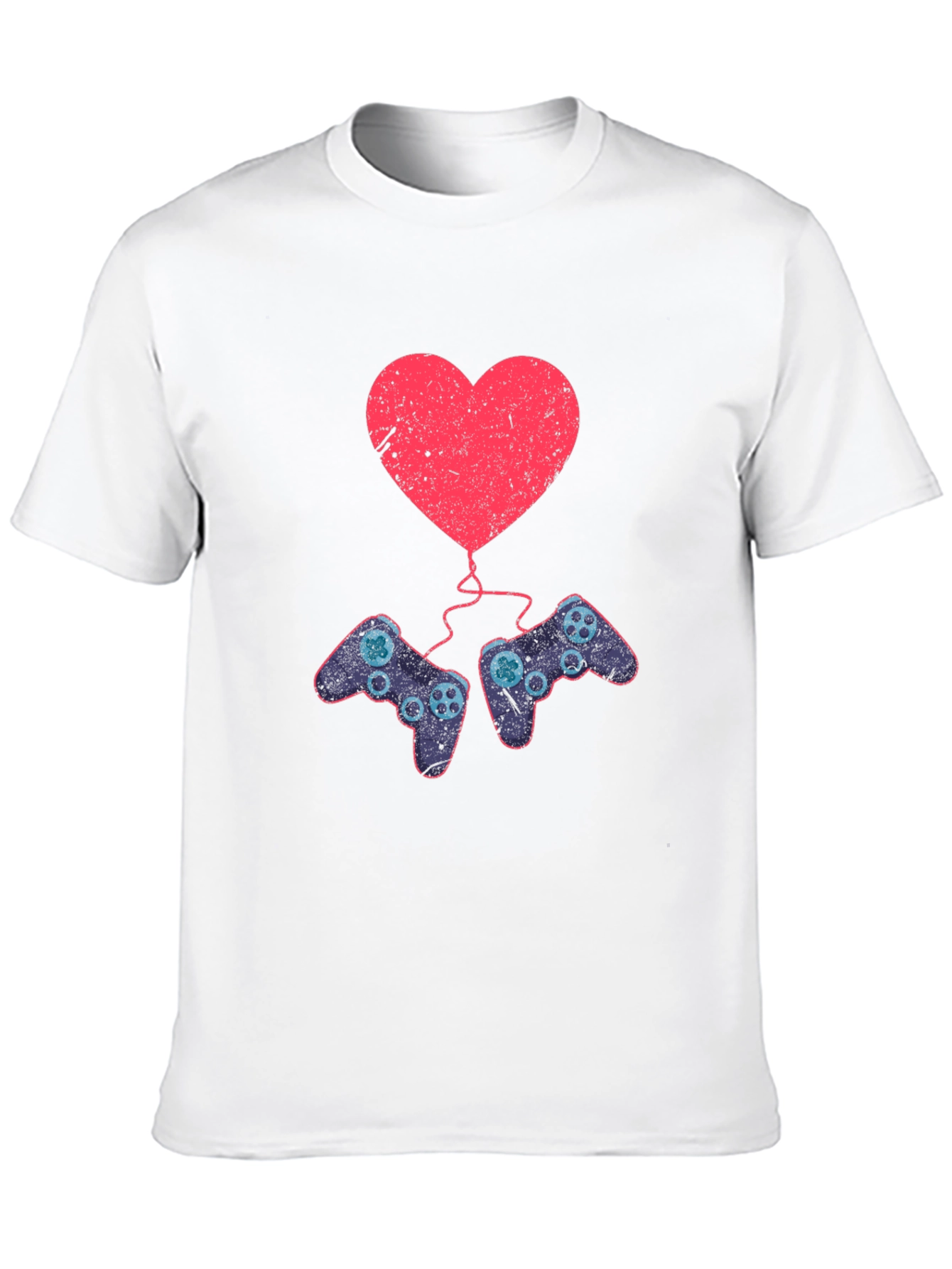 Gaming Heart T-Shirt - Gamer Love
