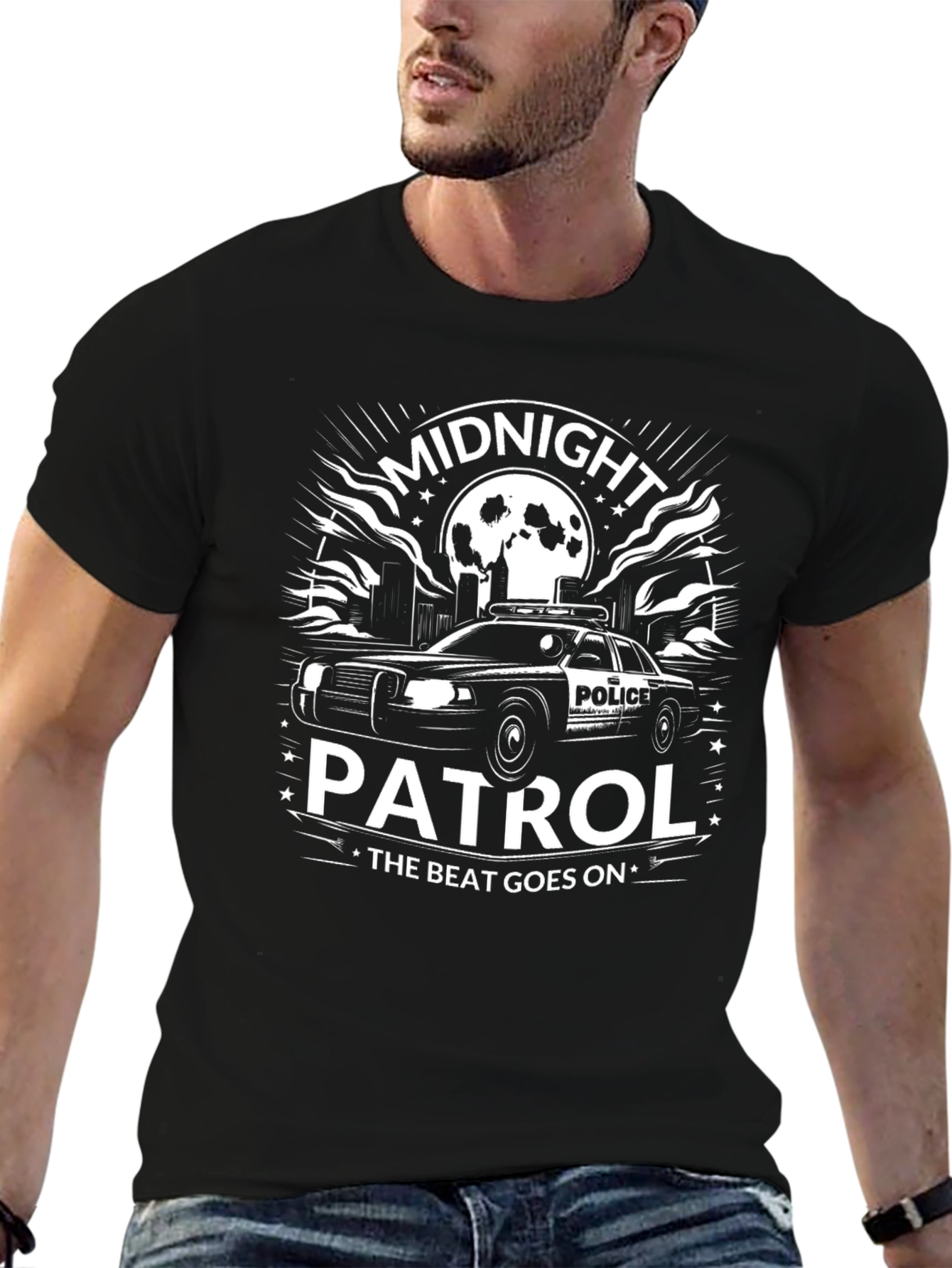Midnight Patrol T-Shirt - The Beat Goes On