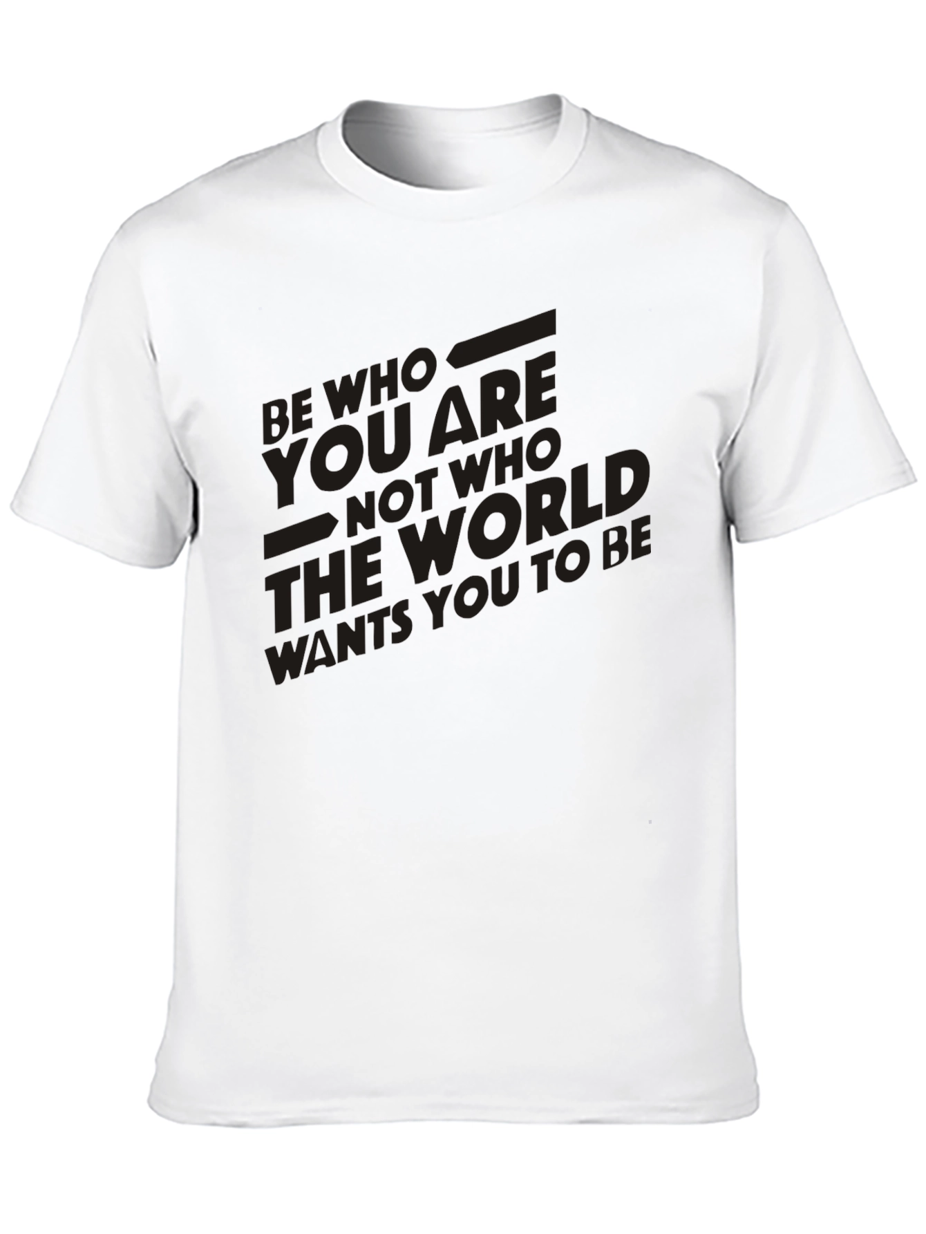 Inspirational Tee: Be You Not the Worlds Version