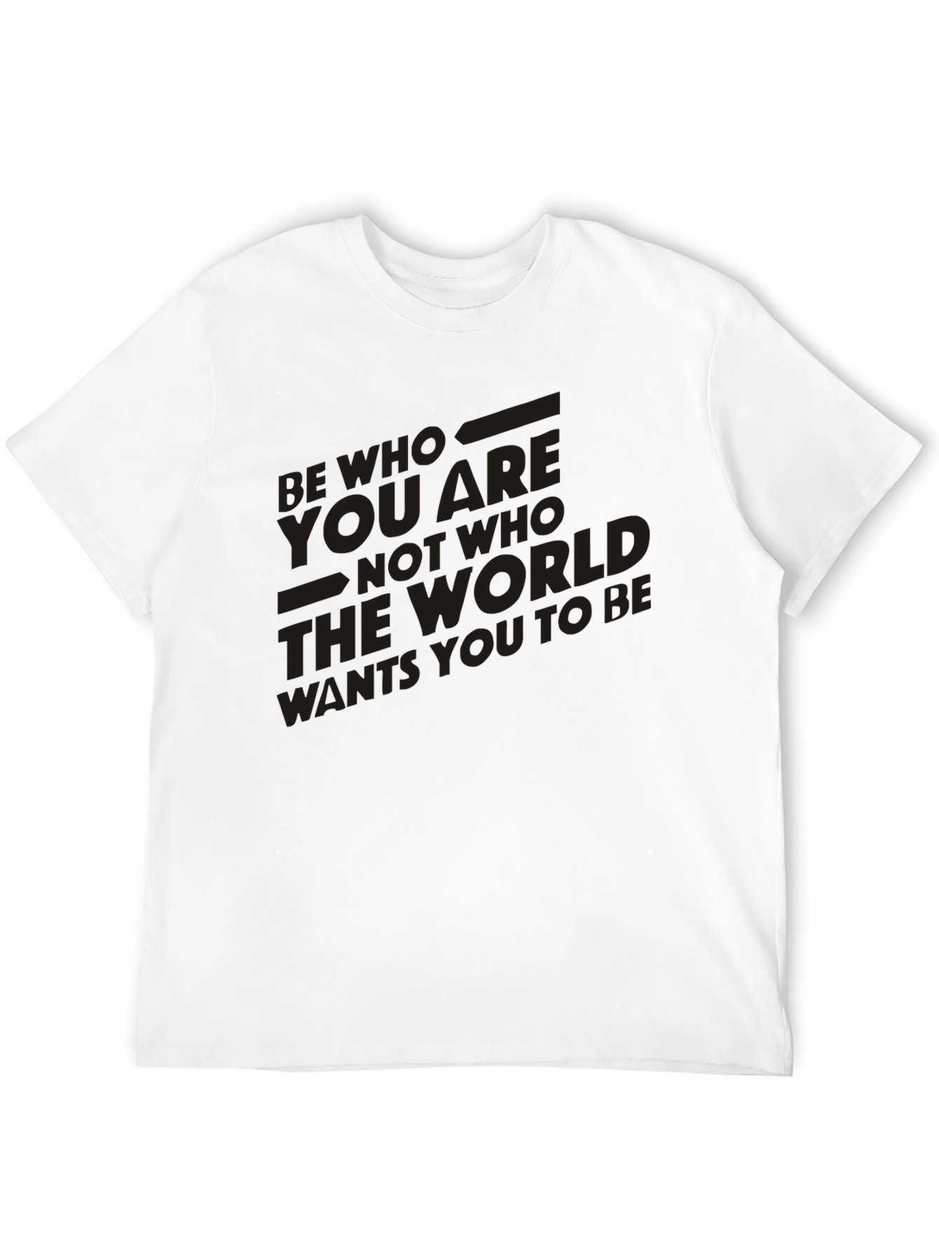 Inspirational Tee: Be You Not the Worlds Version