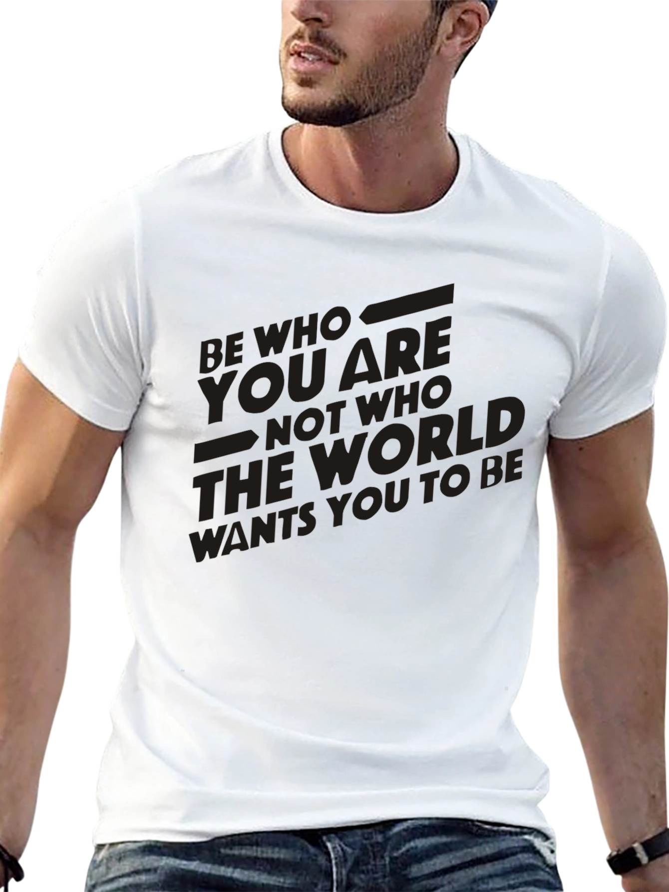 Inspirational Tee: Be You Not the Worlds Version