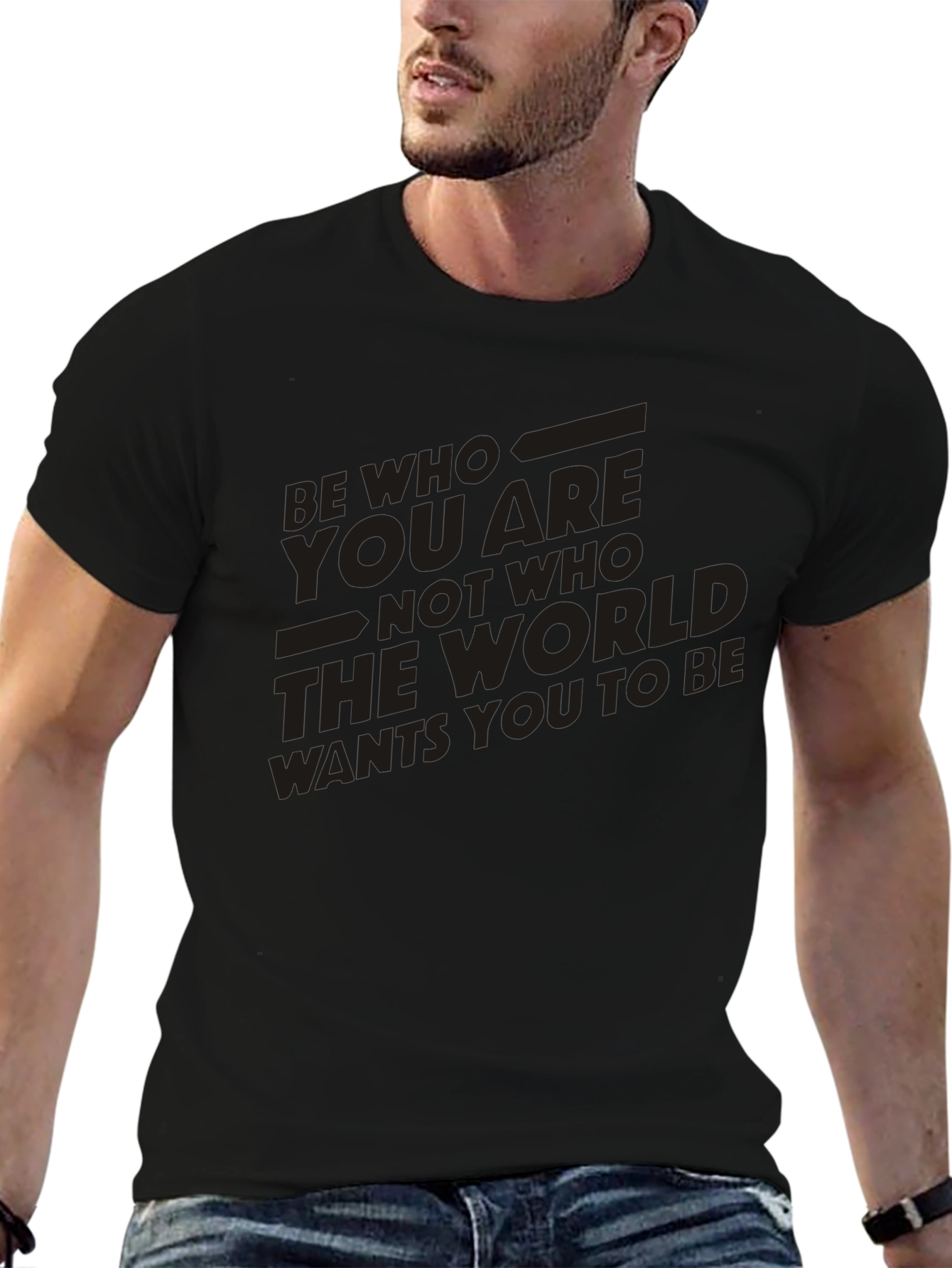 Inspirational Tee: Be You Not the Worlds Version