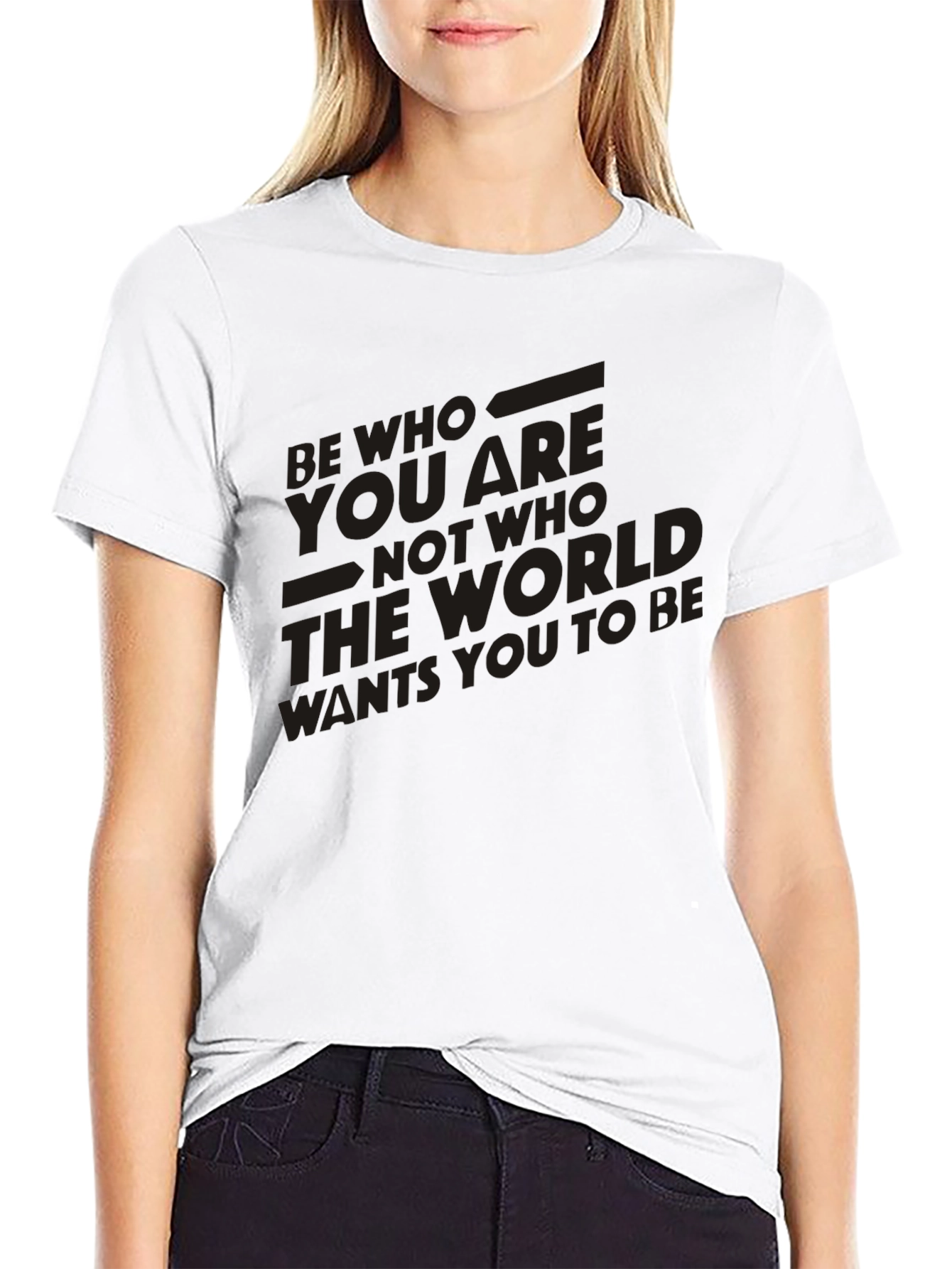 Inspirational Tee: Be You Not the Worlds Version