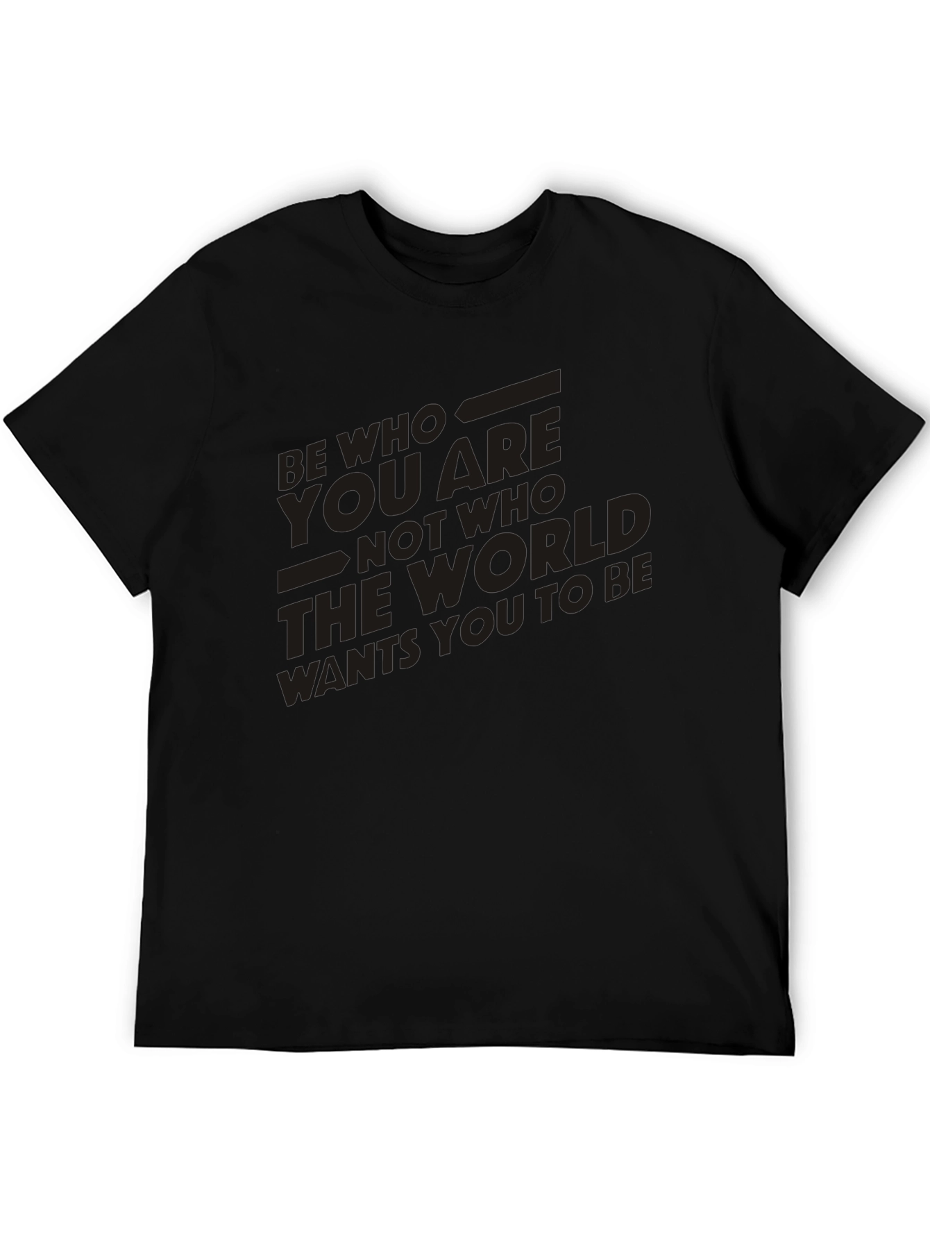 Inspirational Tee: Be You Not the Worlds Version