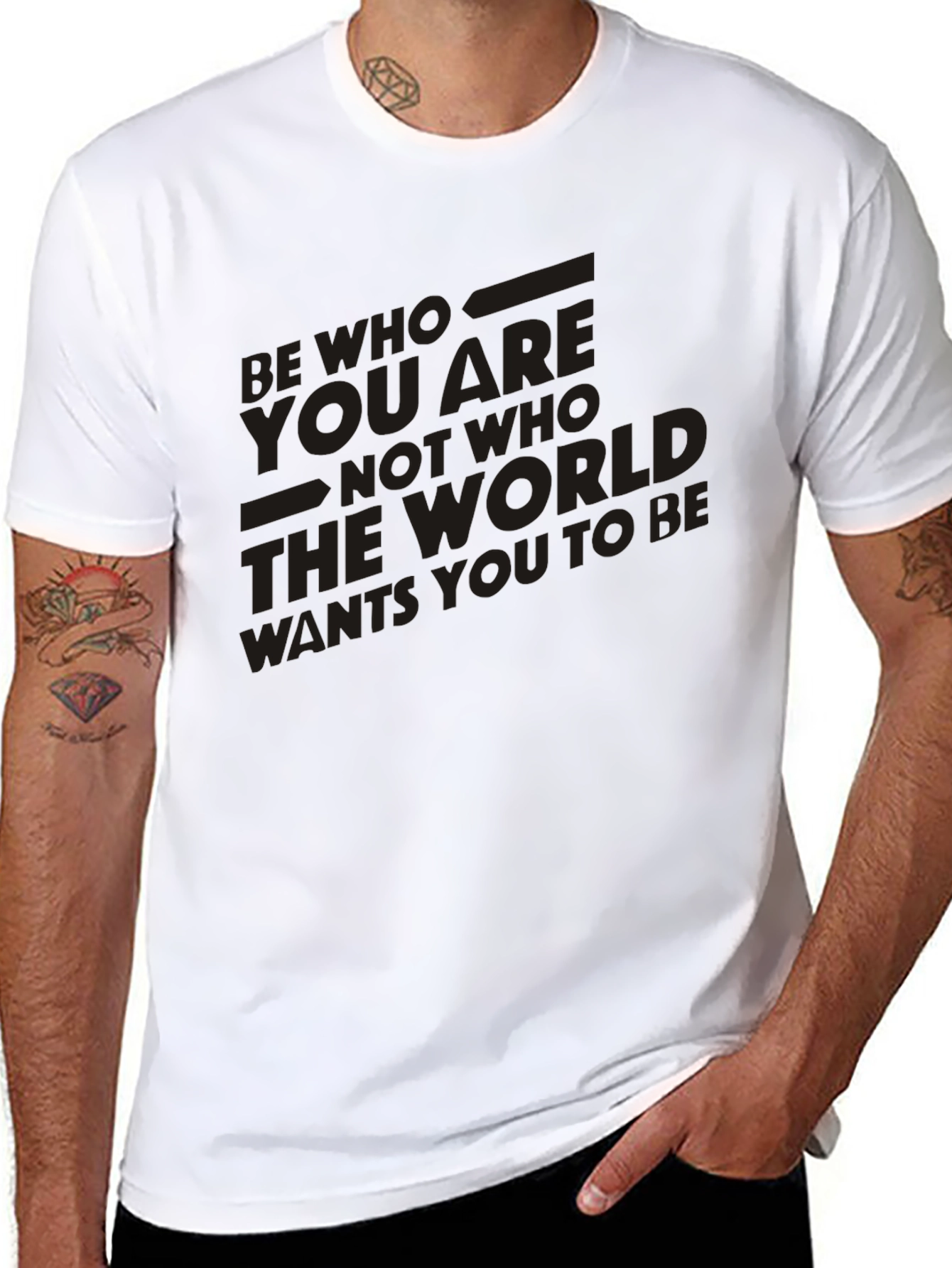 Inspirational Tee: Be You Not the Worlds Version
