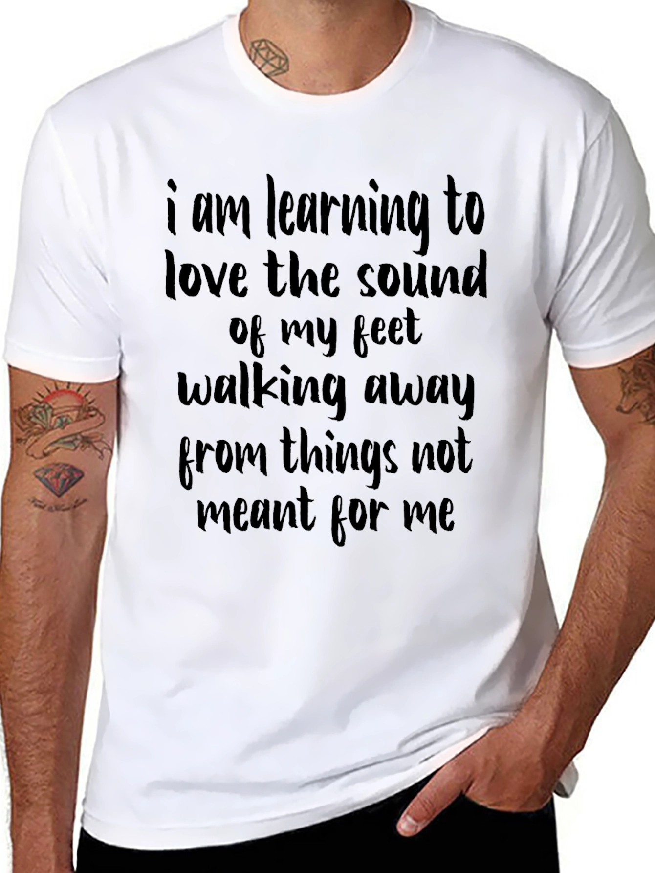 I Am Learning Motivational Graphic Tee