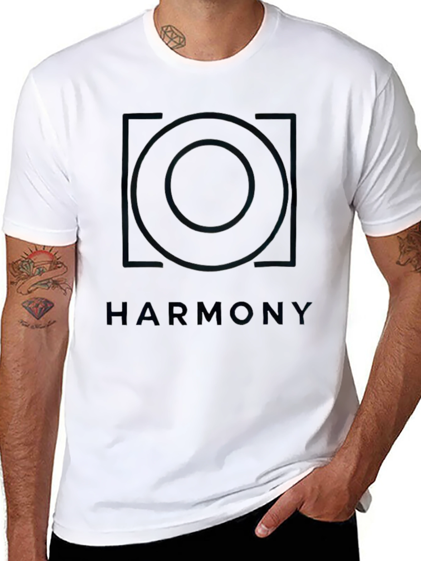 Harmony Graphic Tee - Modern Minimalist Design