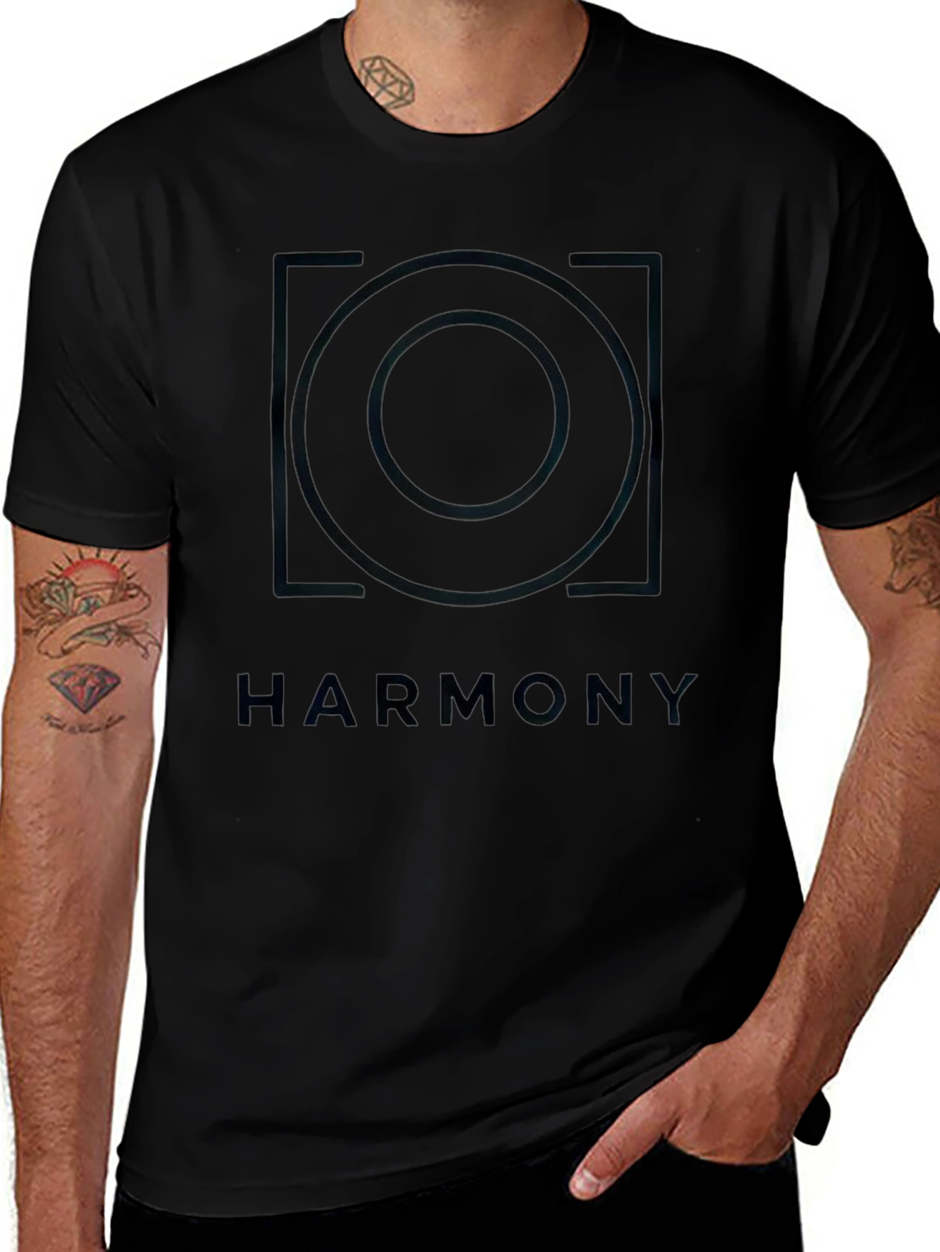 Harmony Graphic Tee - Modern Minimalist Design