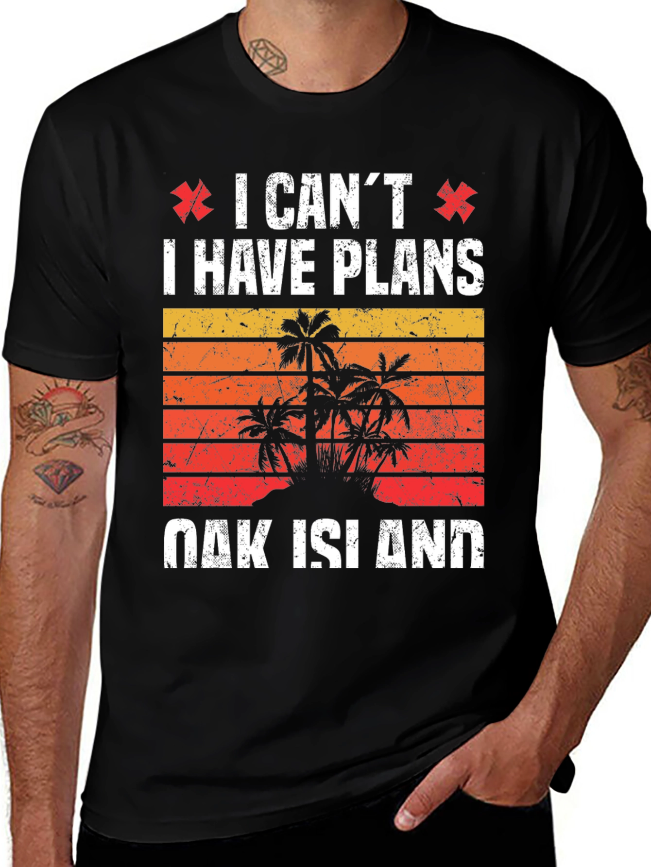 Oak Island Plans Graphic Tee