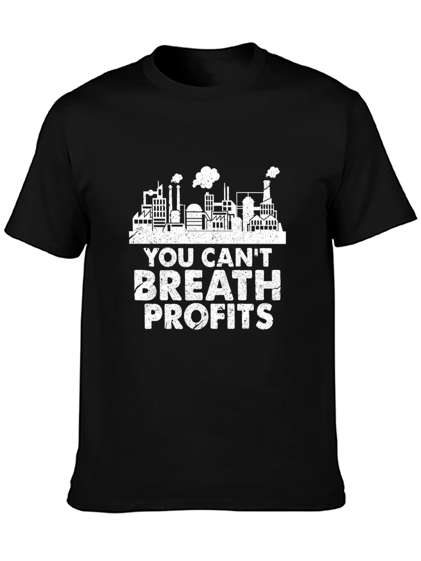 Cant Breath Profits Graphic Tee