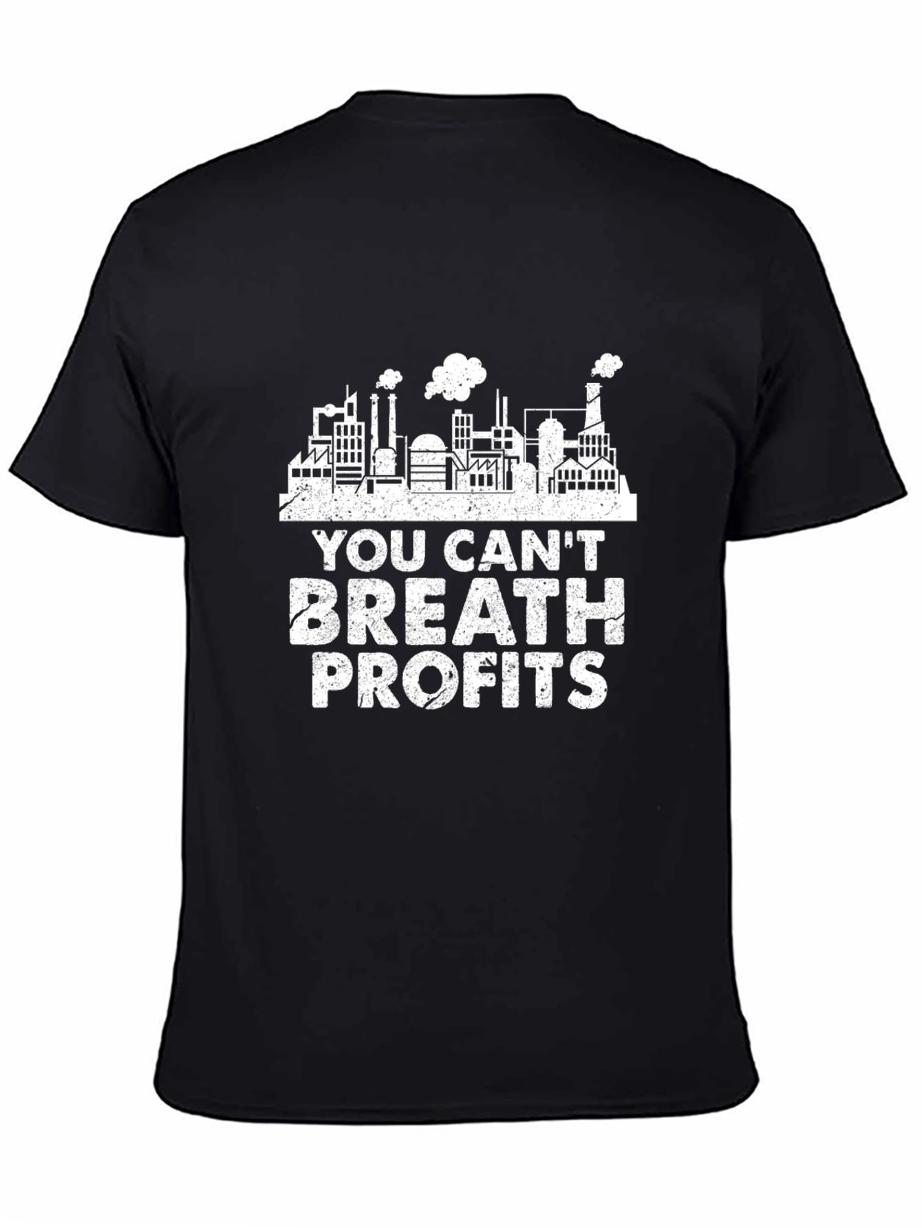 Cant Breath Profits Graphic Tee