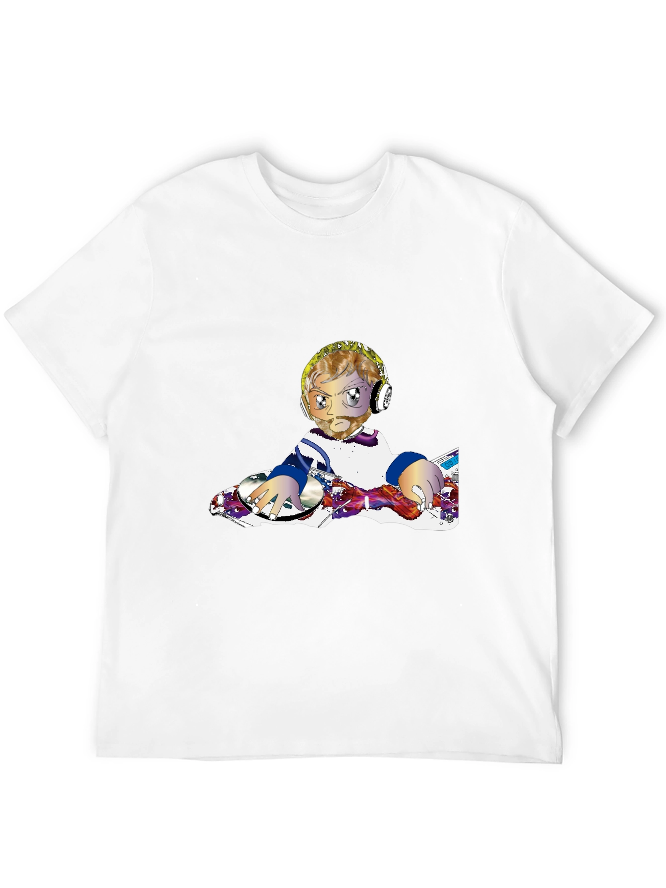 DJ Anime Graphic T-Shirt