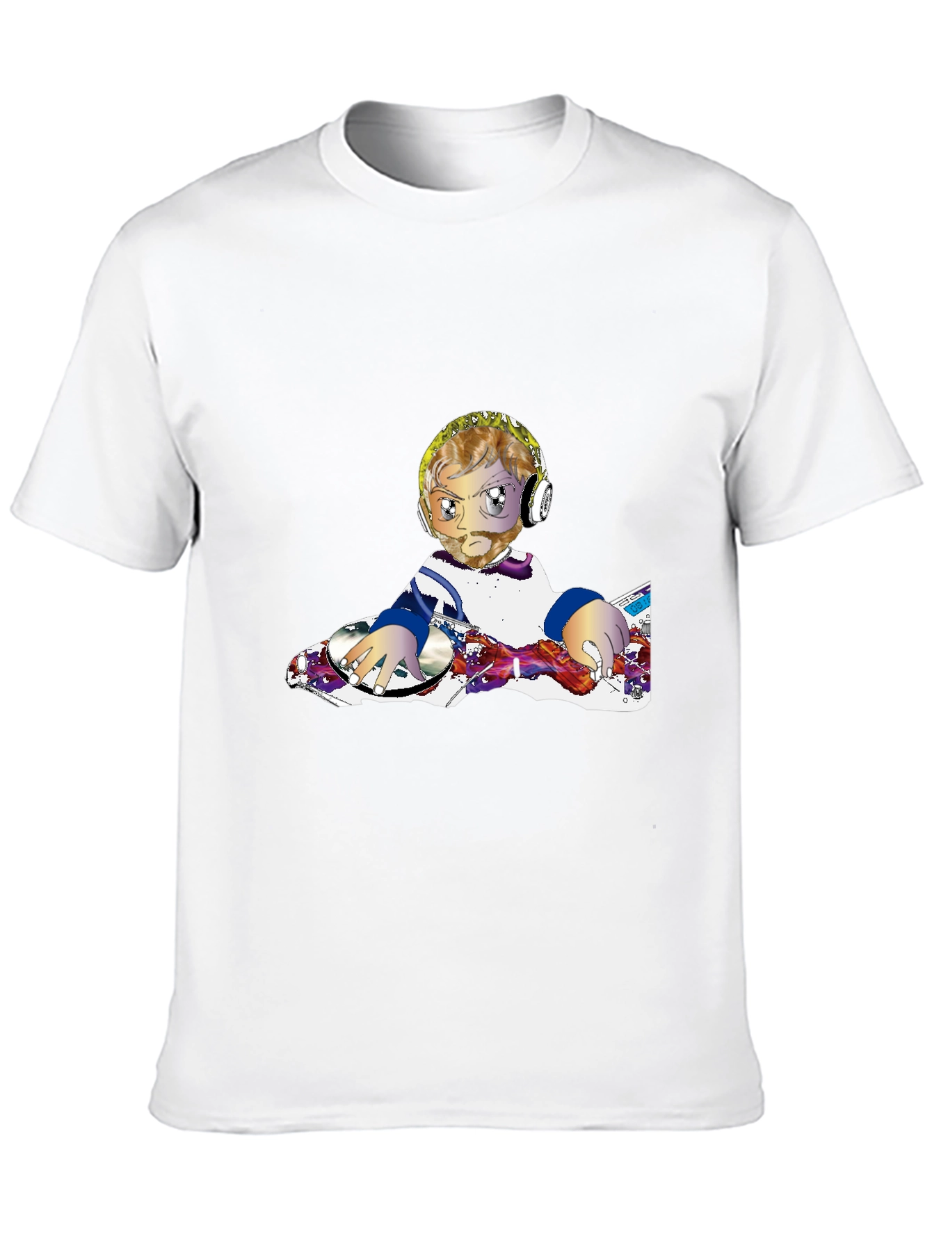 DJ Anime Graphic T-Shirt