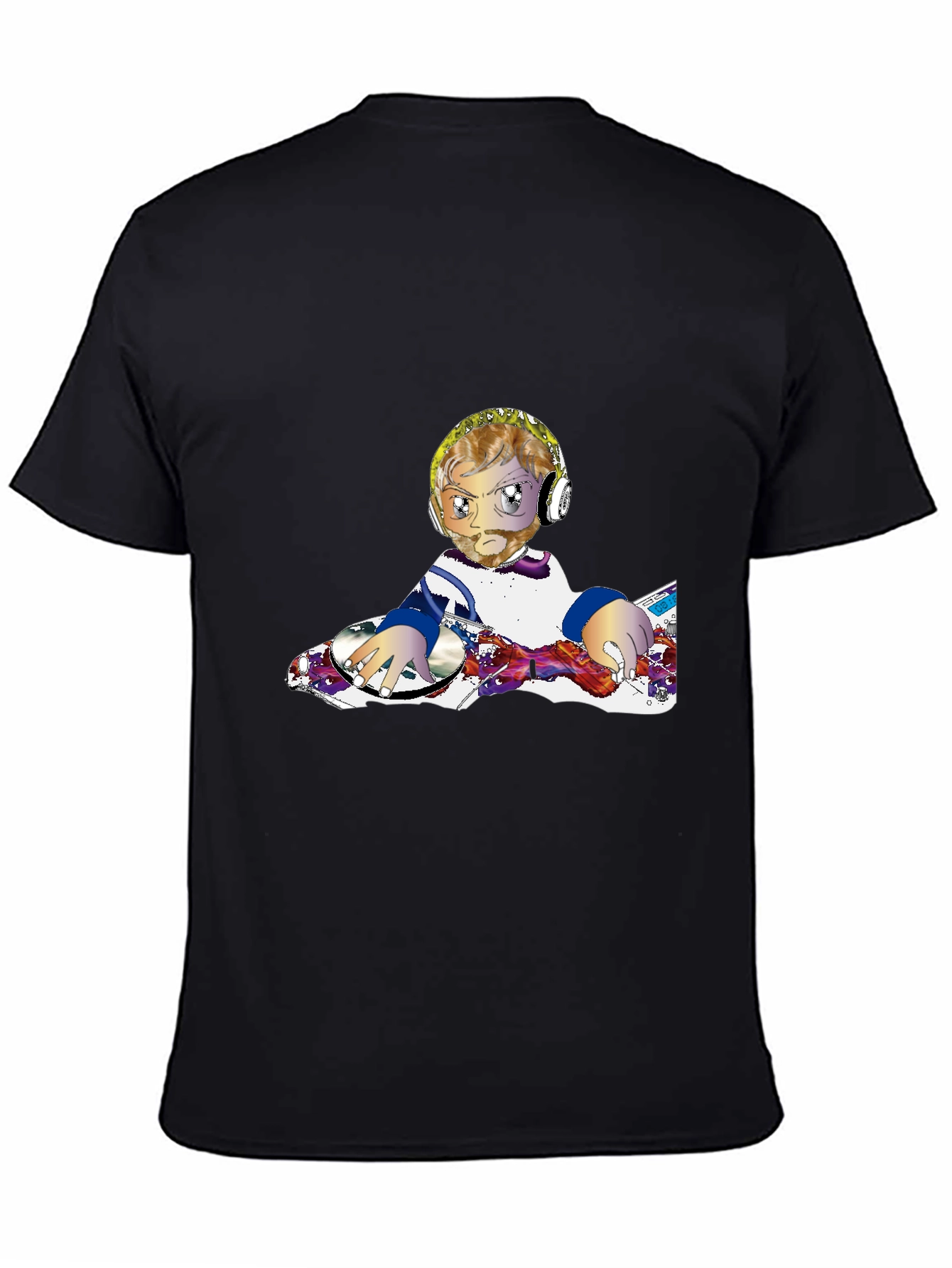 DJ Anime Graphic T-Shirt