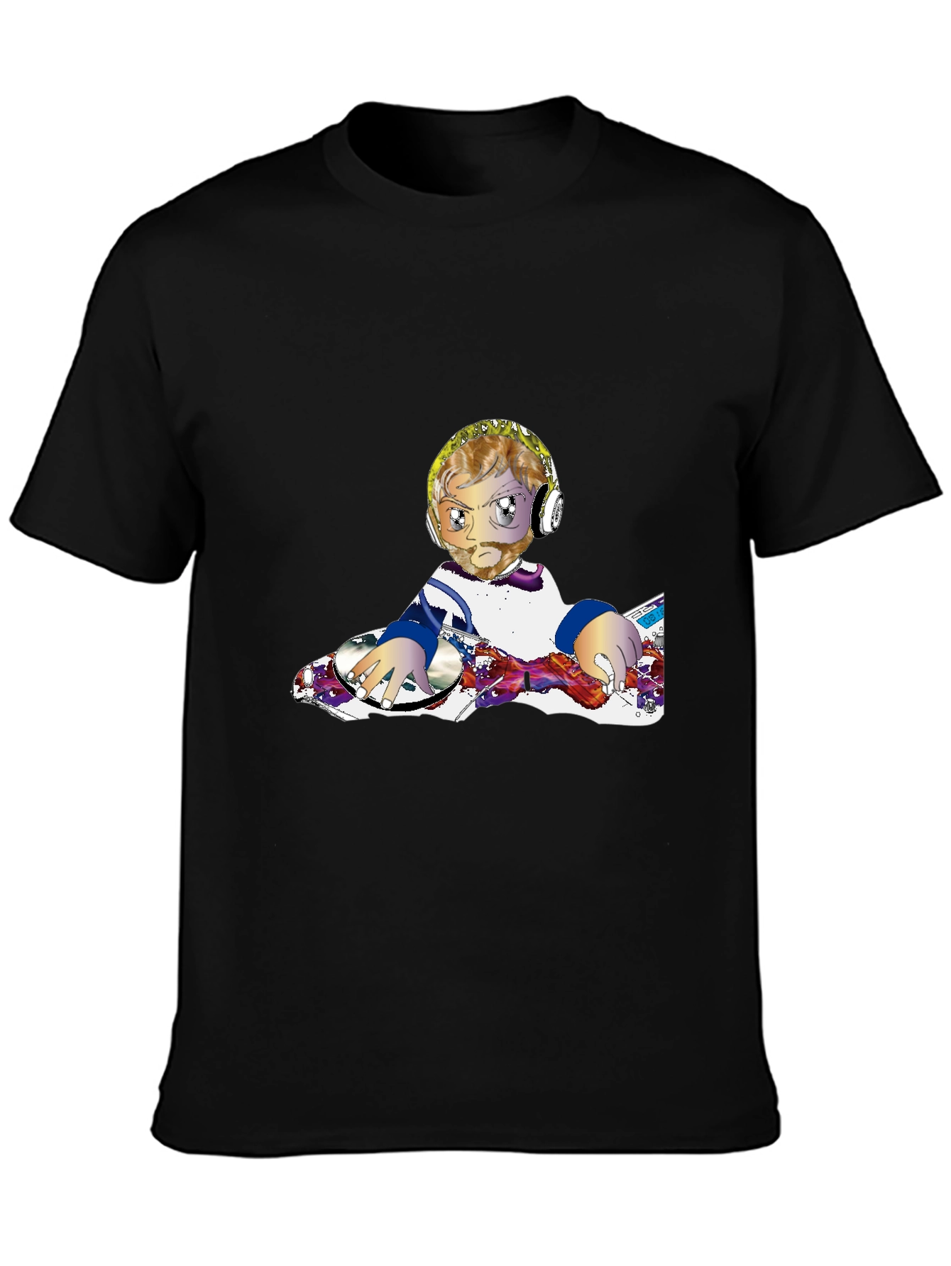 DJ Anime Graphic T-Shirt