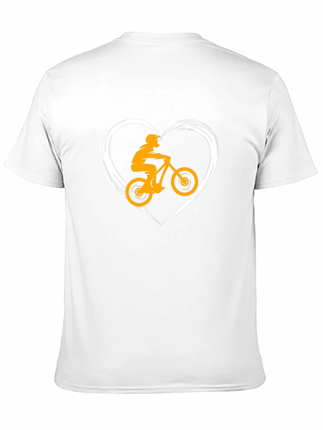 Mountain Bike Heart T-Shirt - Black