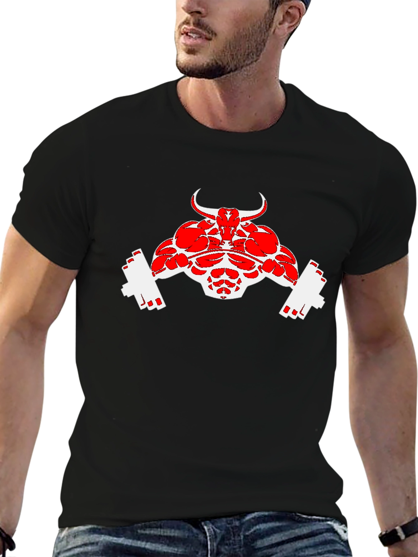Muscle Bull Black T-Shirt