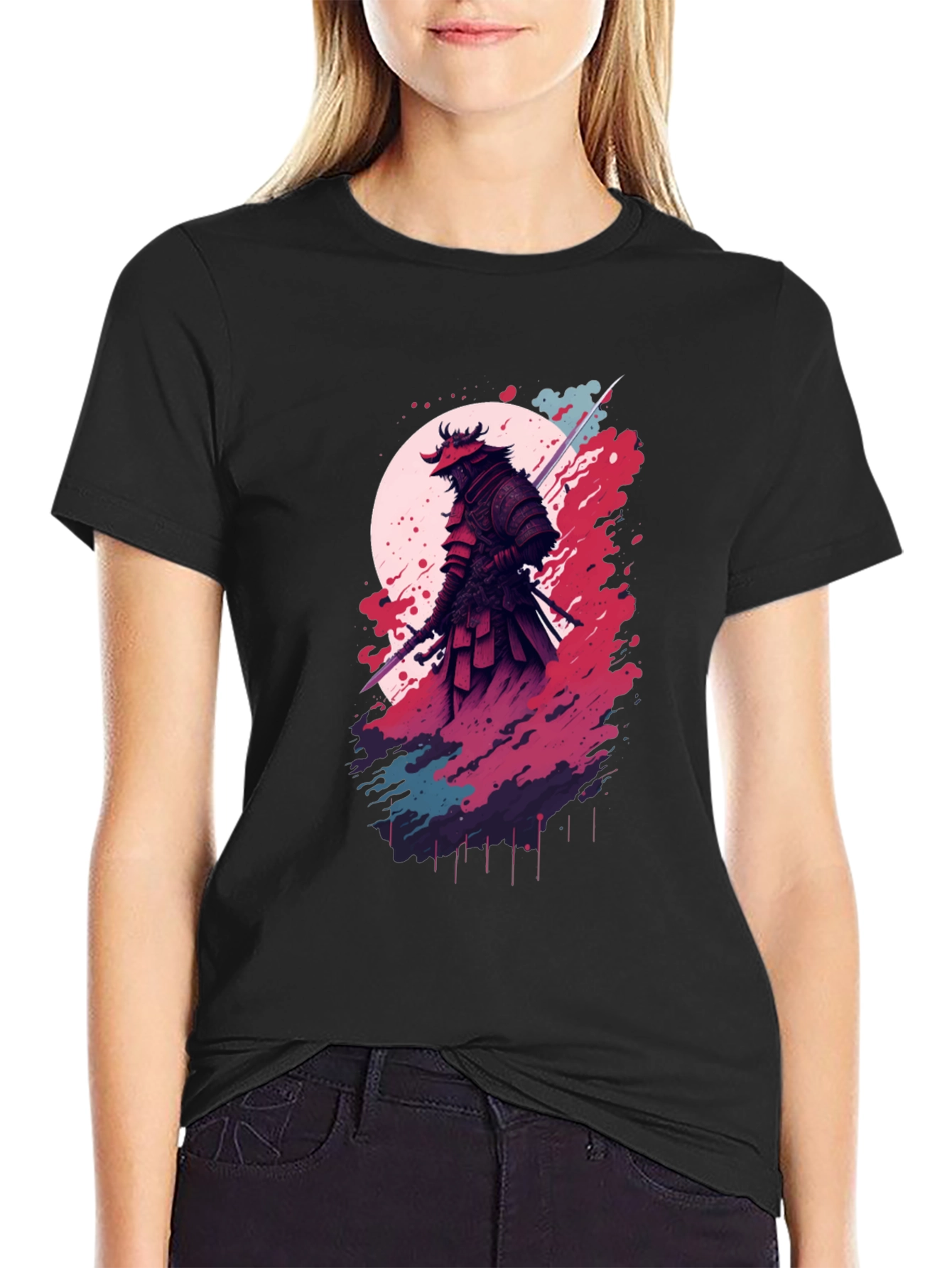 Samurai Graphic Tee - Bold & Unique Style