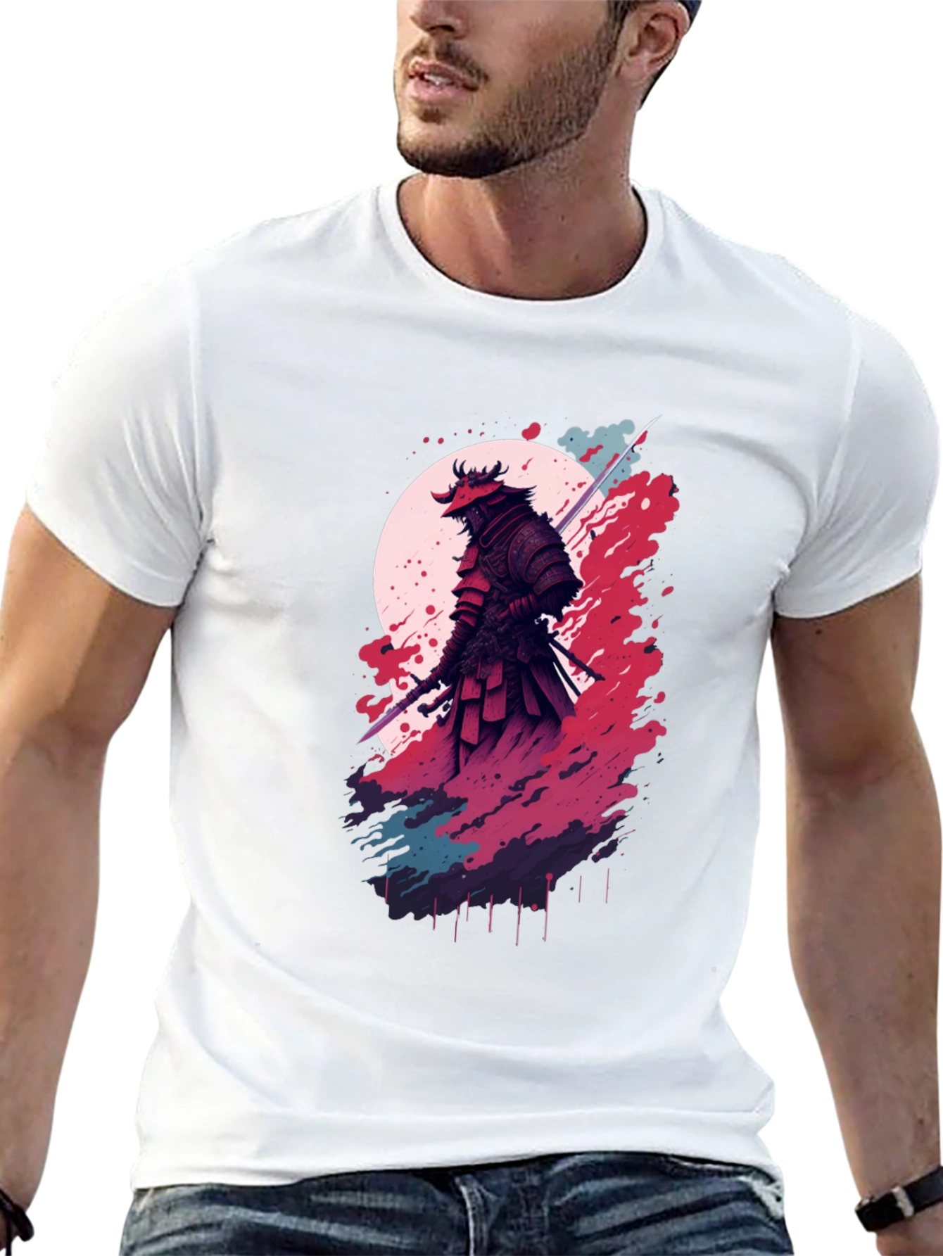 Samurai Graphic Tee - Bold & Unique Style