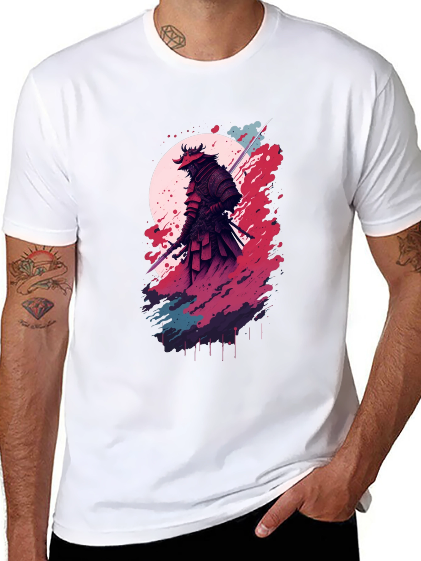 Samurai Graphic Tee - Bold & Unique Style