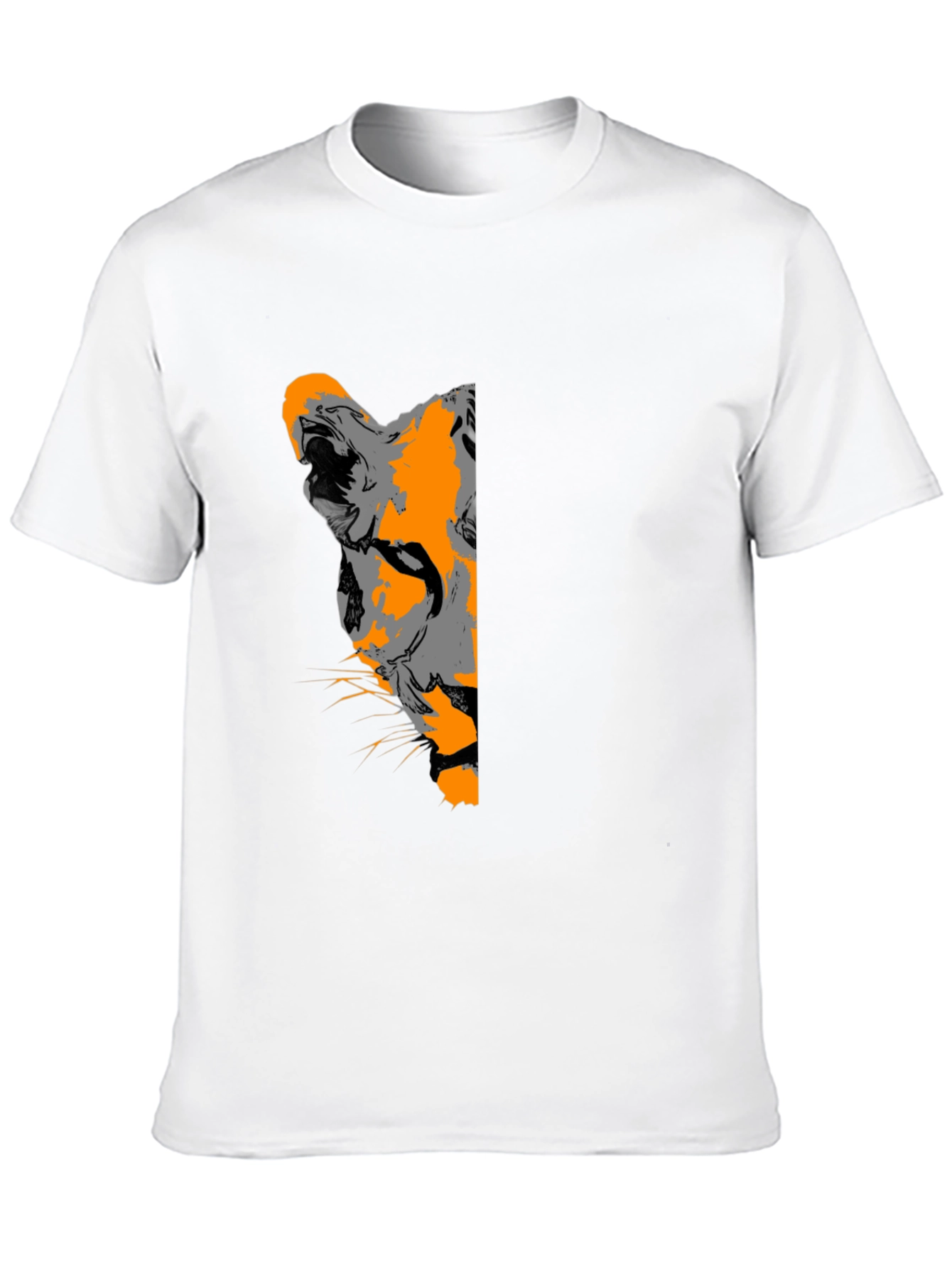 Lion Graphic Black T-Shirt - Bold & Stylish
