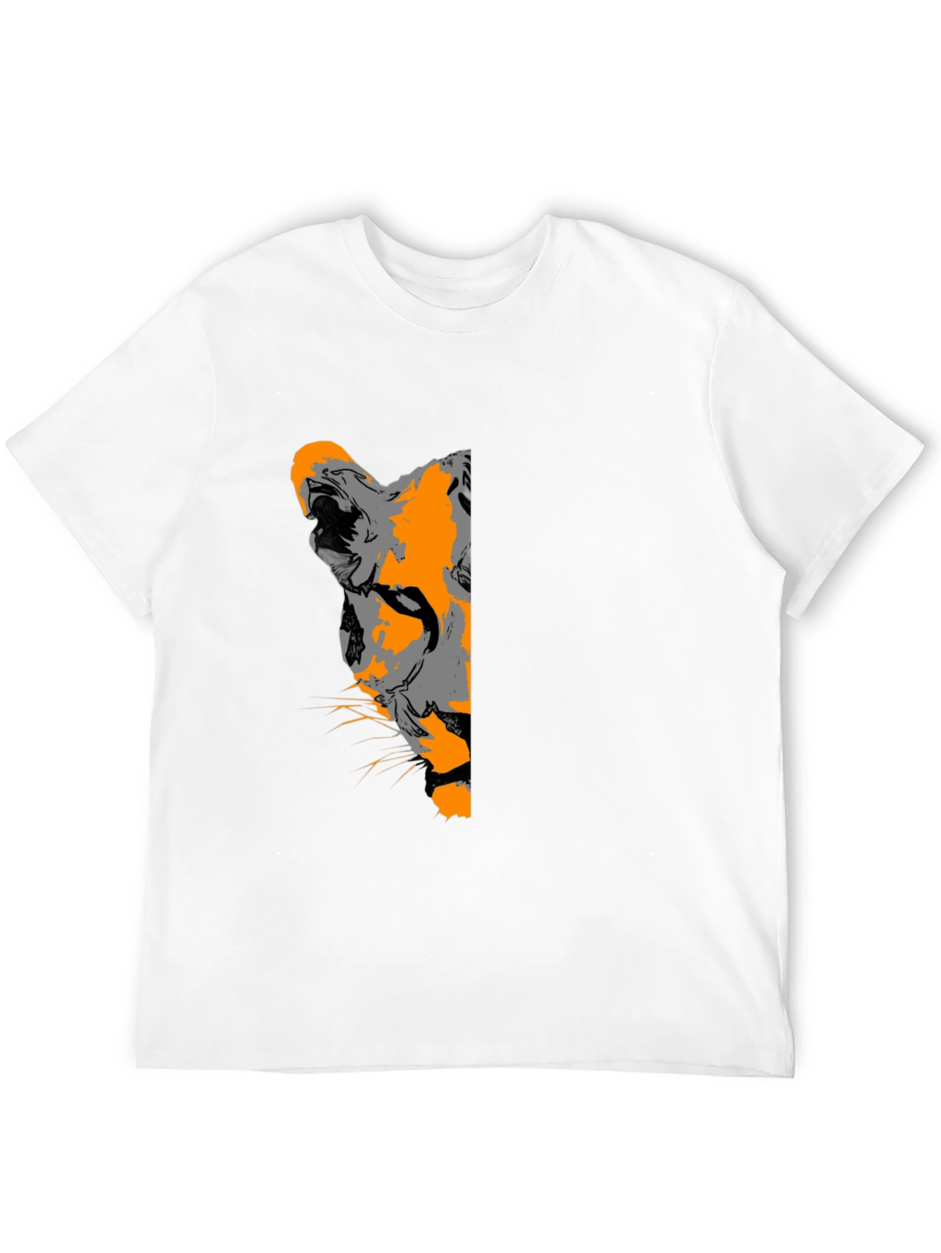 Lion Graphic Black T-Shirt - Bold & Stylish