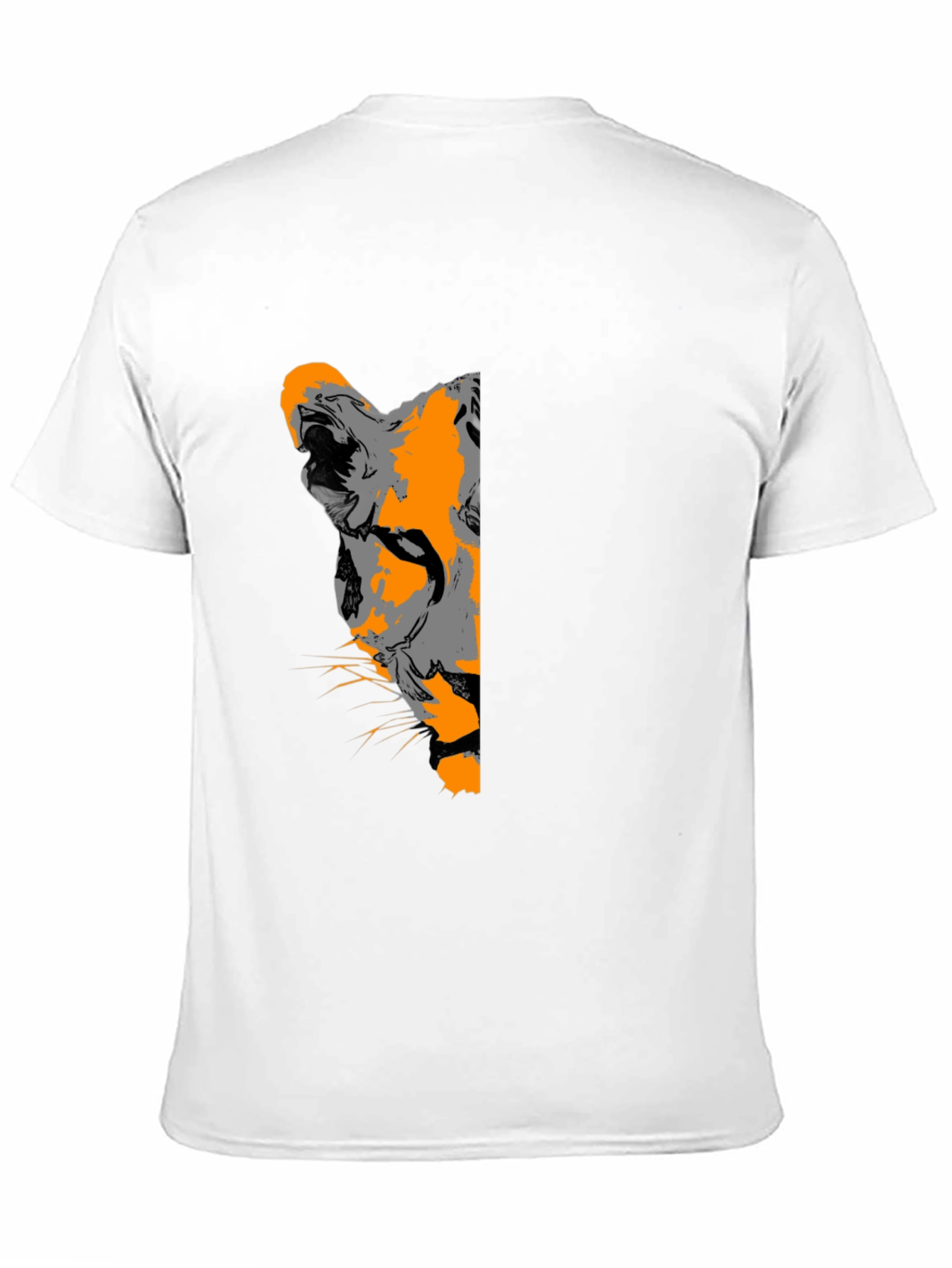 Lion Graphic Black T-Shirt - Bold & Stylish