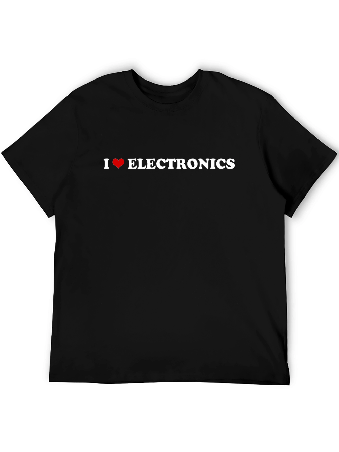 I Heart Electronics Black T-Shirt