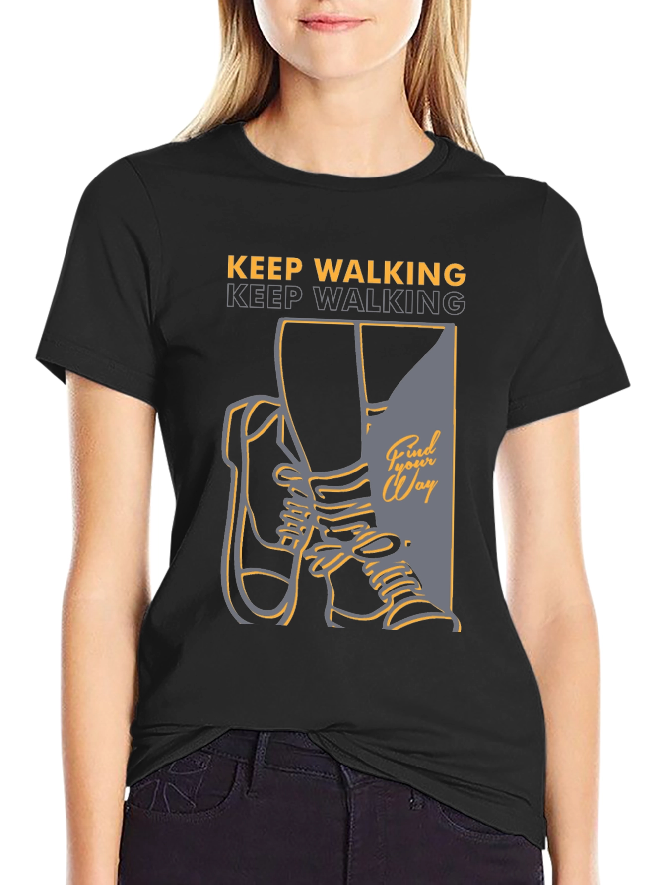 Keep Walking Graphic T-Shirt