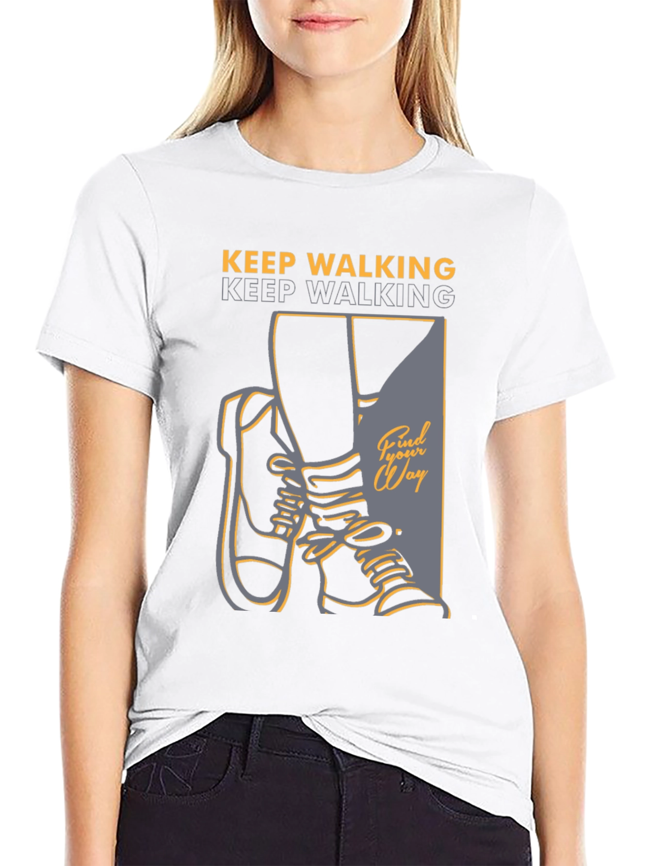 Keep Walking Graphic T-Shirt