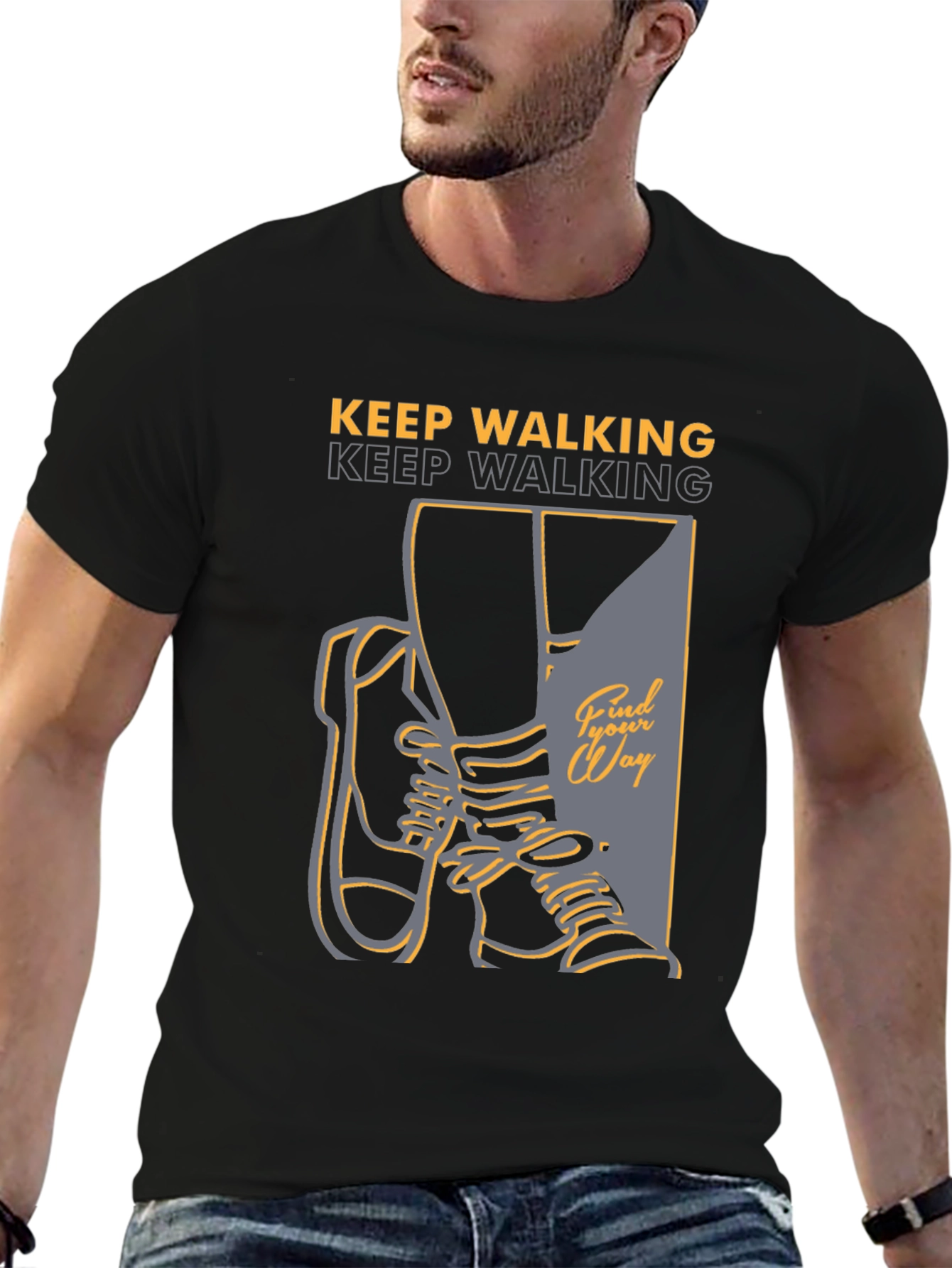 Keep Walking Graphic T-Shirt