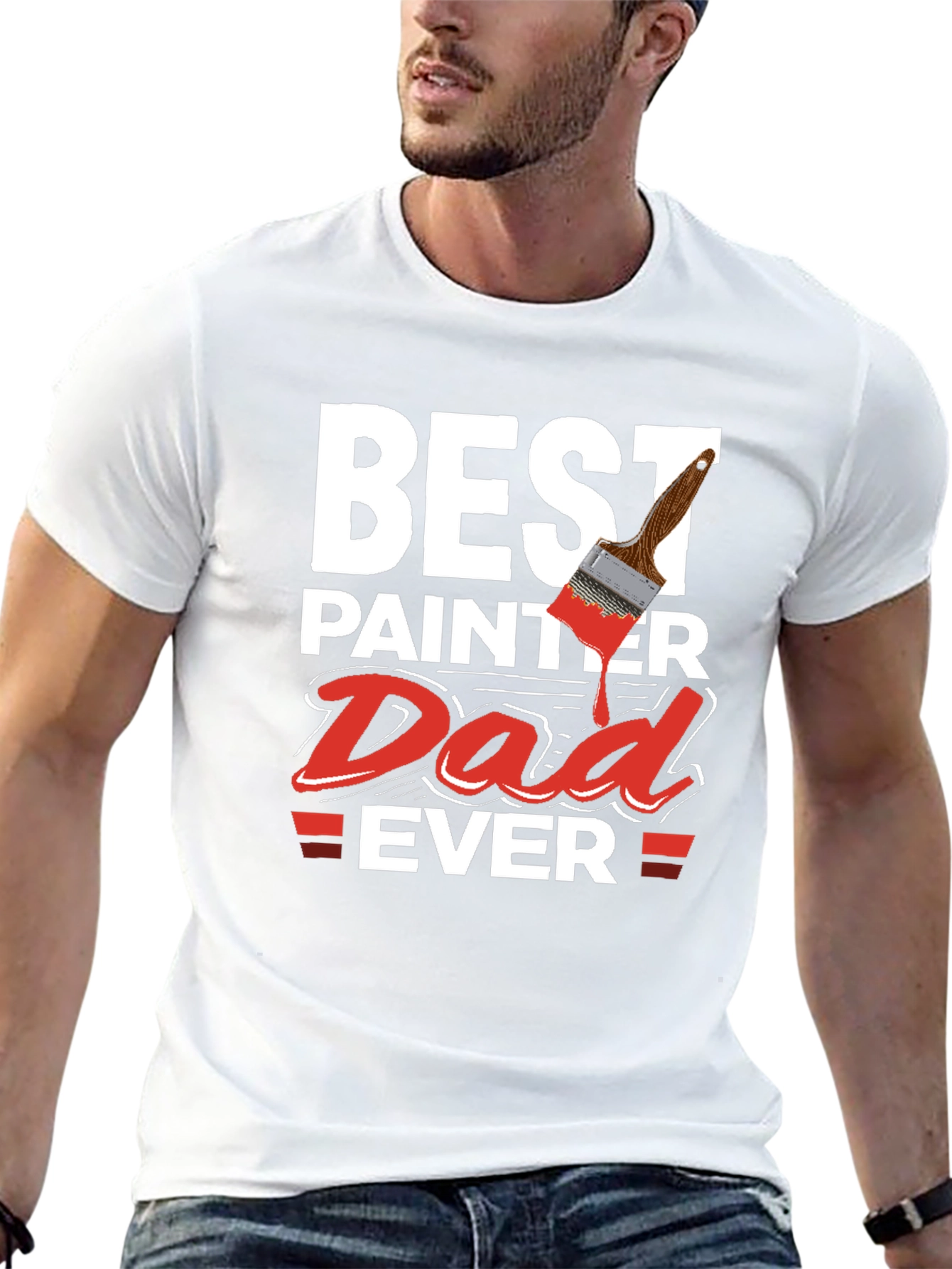Best Painter Dad Ever T-Shirt - Painter Gift Idea