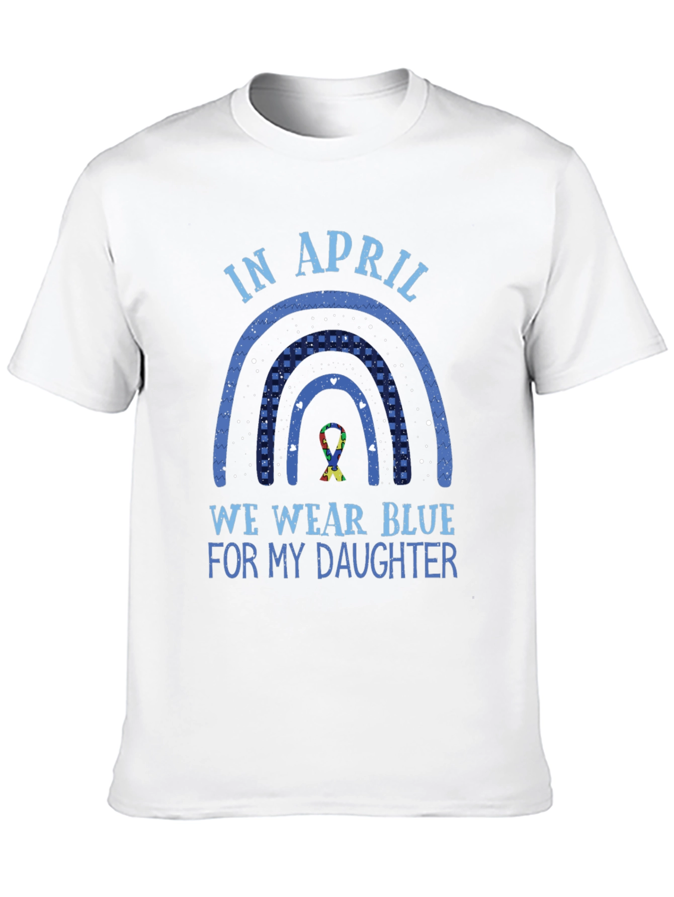 Autism Awareness In April We Wear Blue T-Shirt