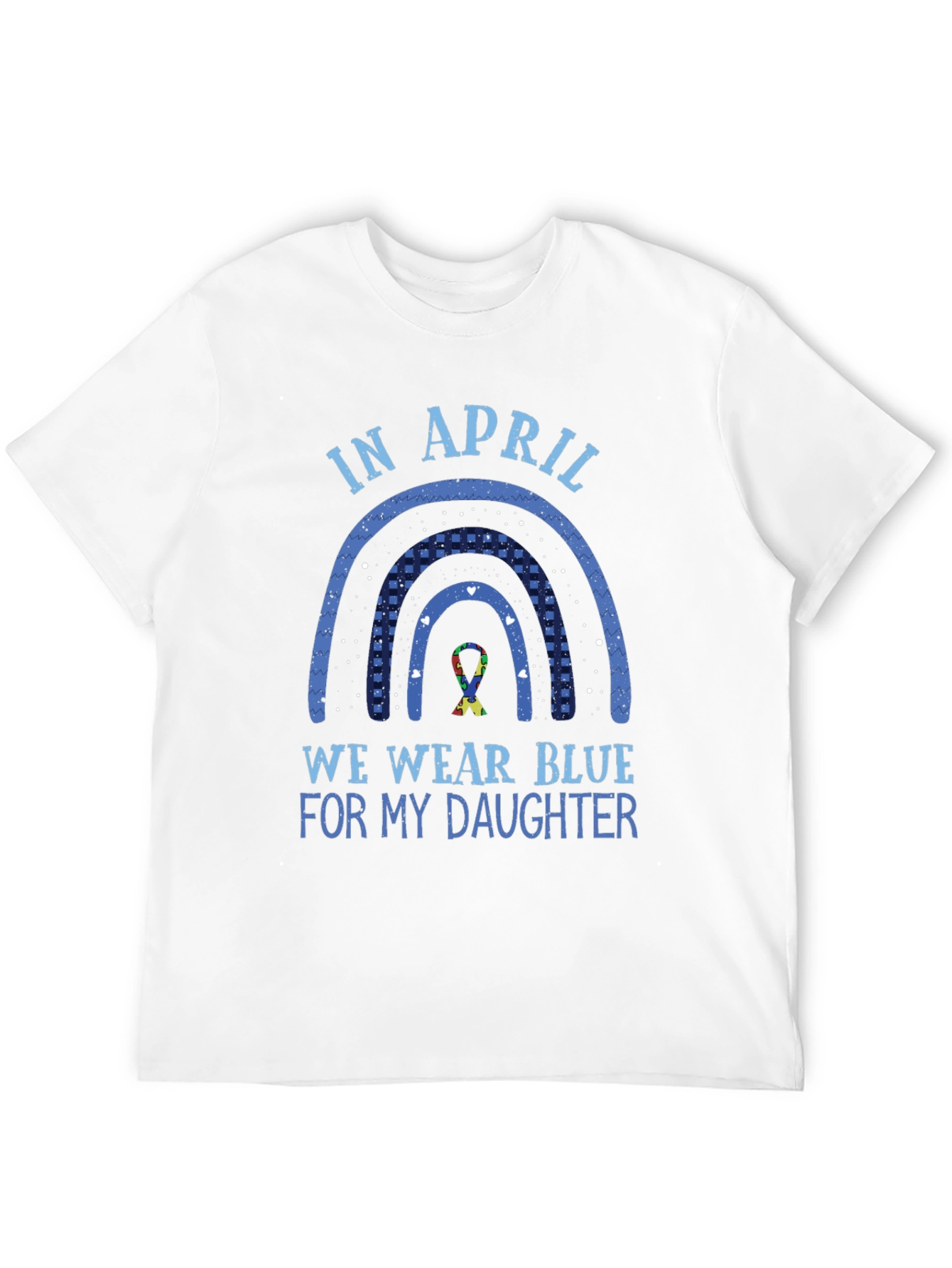 Autism Awareness In April We Wear Blue T-Shirt
