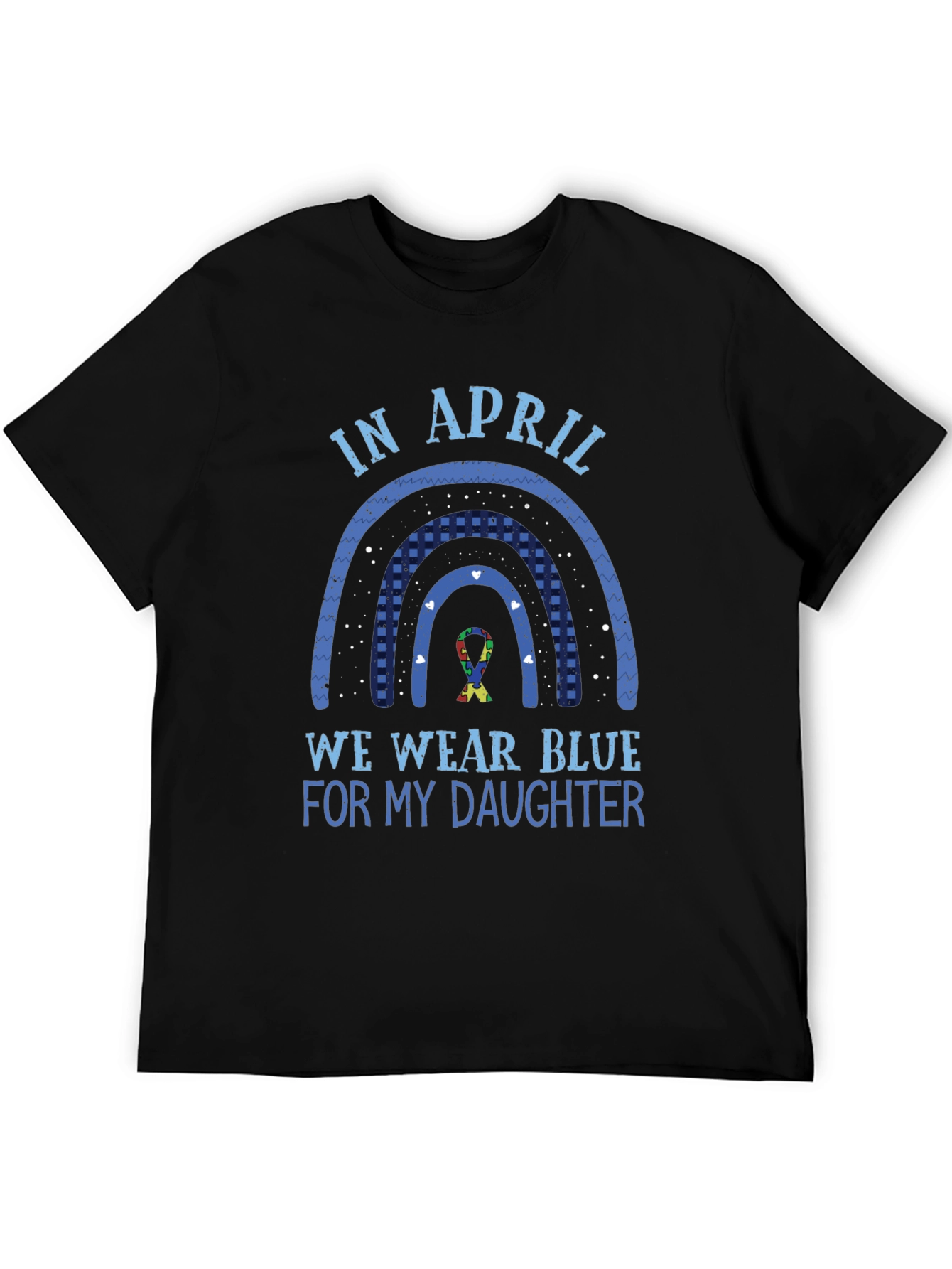 Autism Awareness In April We Wear Blue T-Shirt
