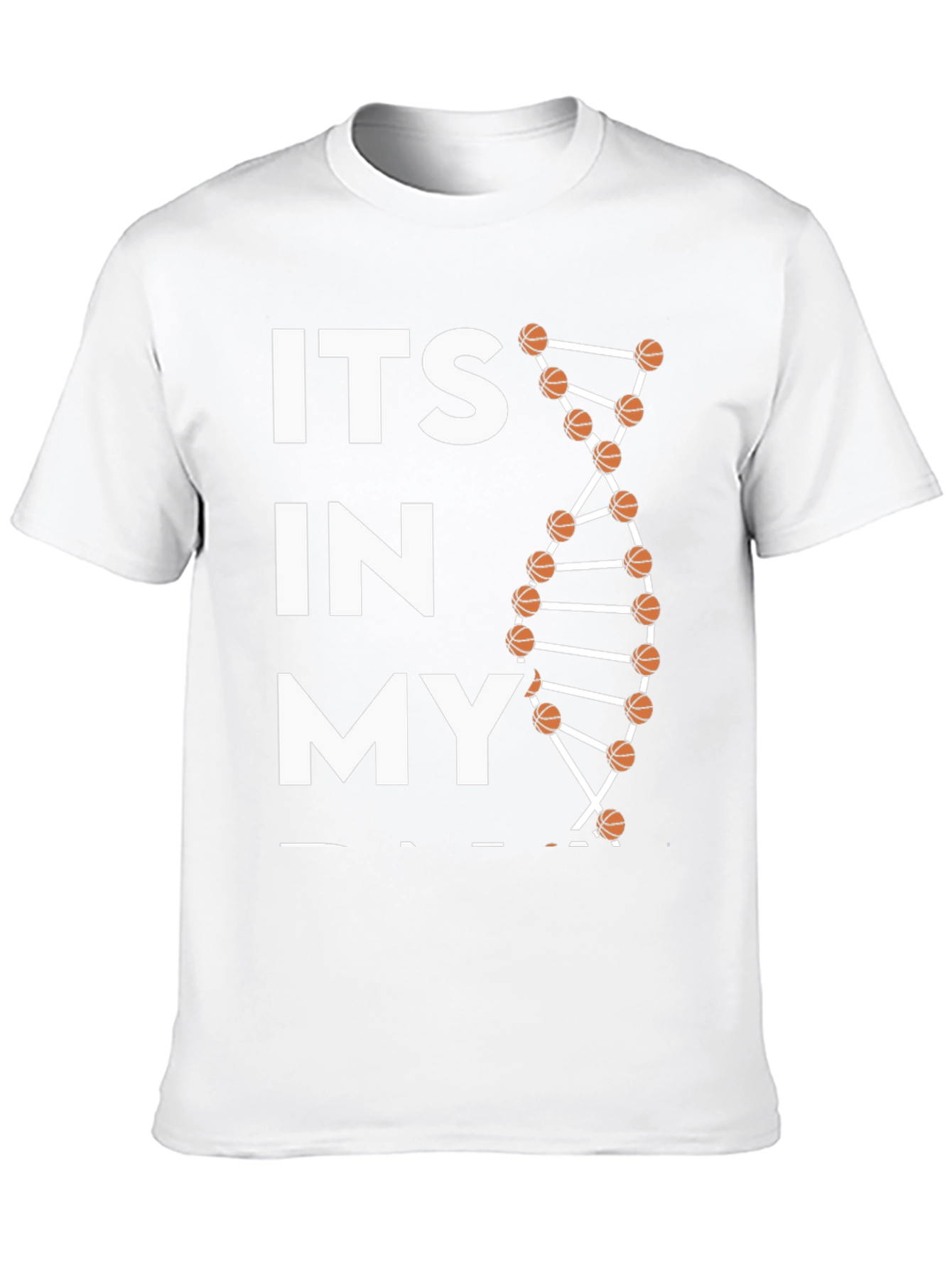 Its In My DNA Basketball Graphic T-Shirt