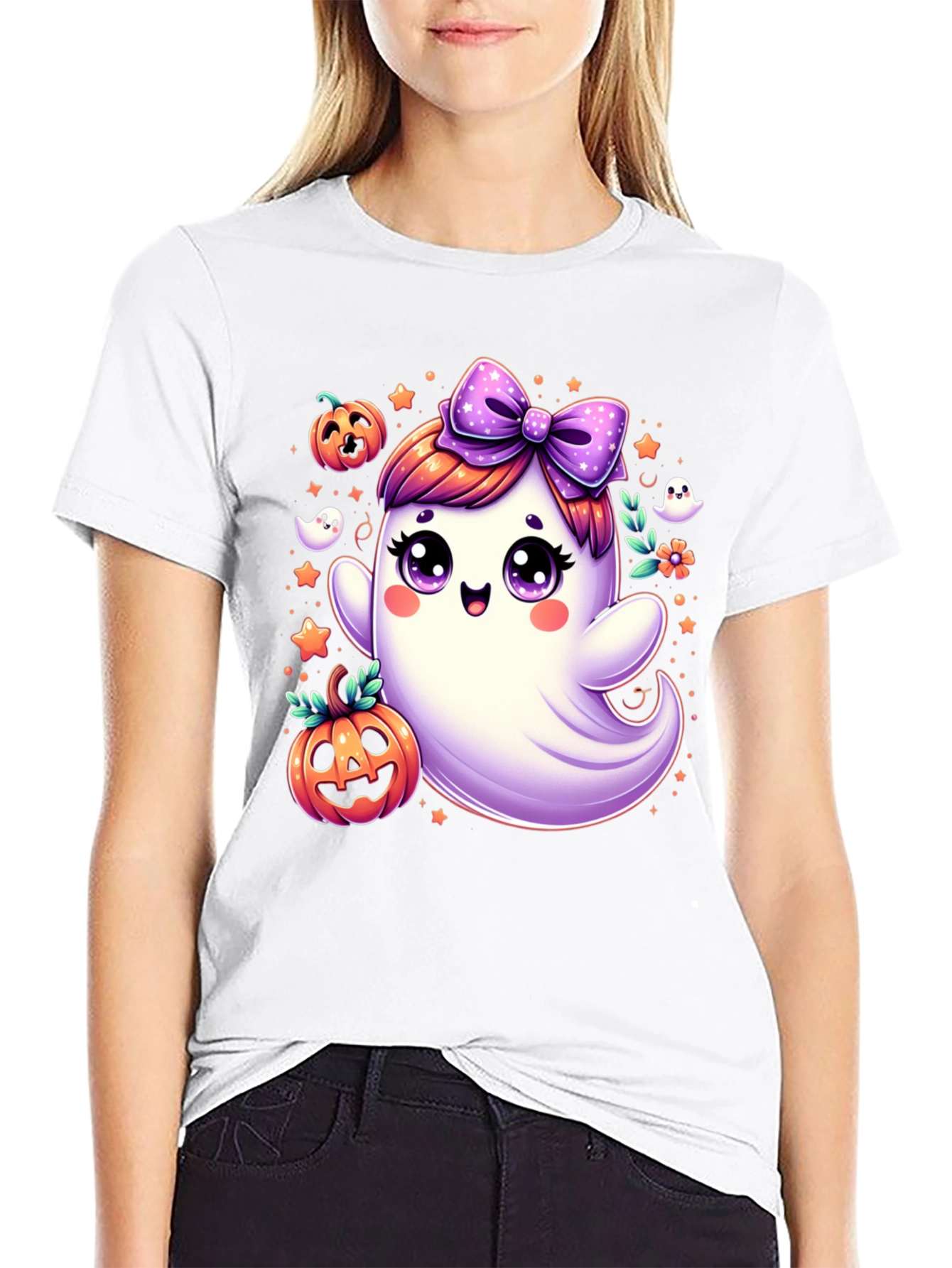 Spooky Cute Halloween Ghost T-Shirt